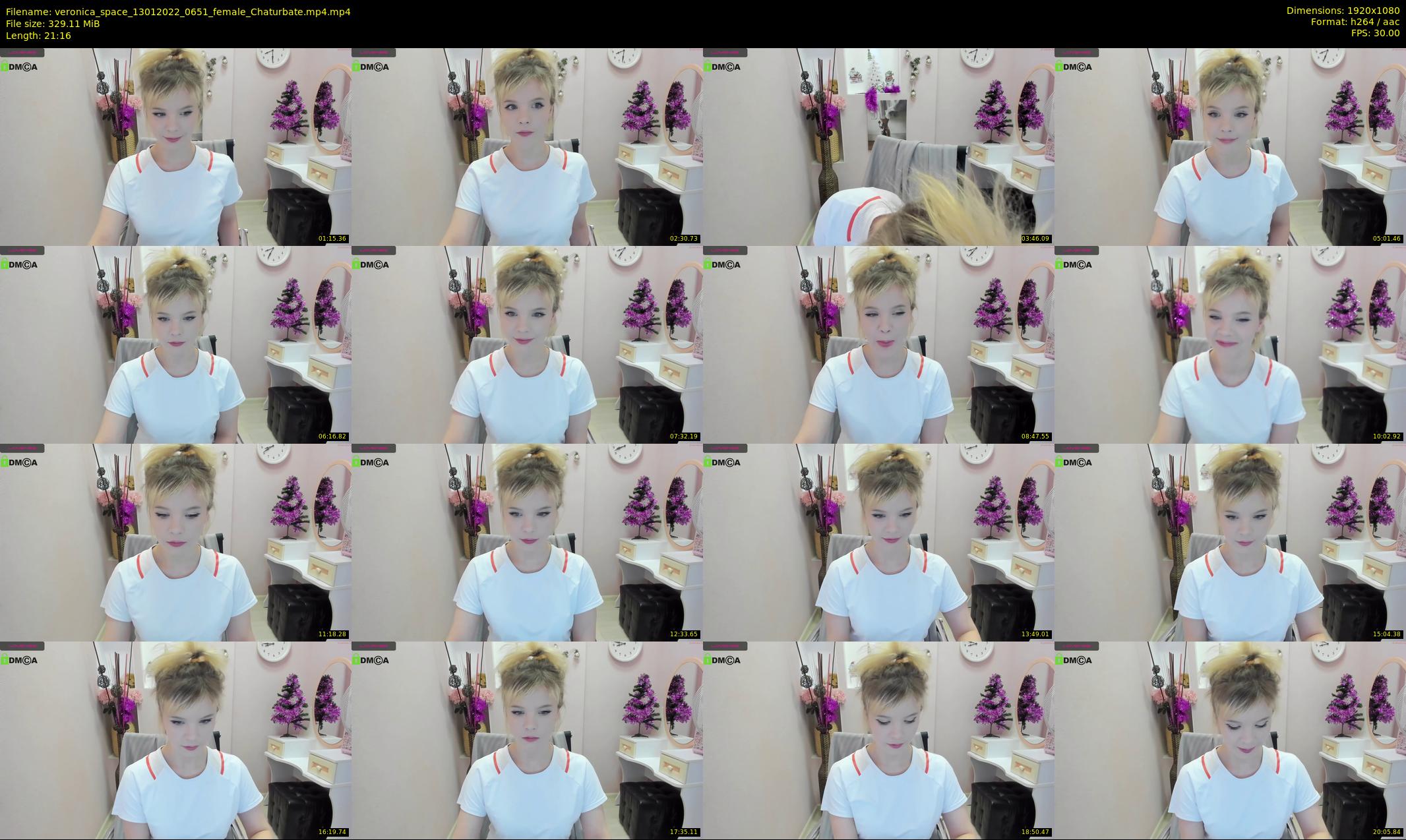 veronica_space — 22 minute Chaturbate female cam show recording, 1080p, Jan 13, 2022