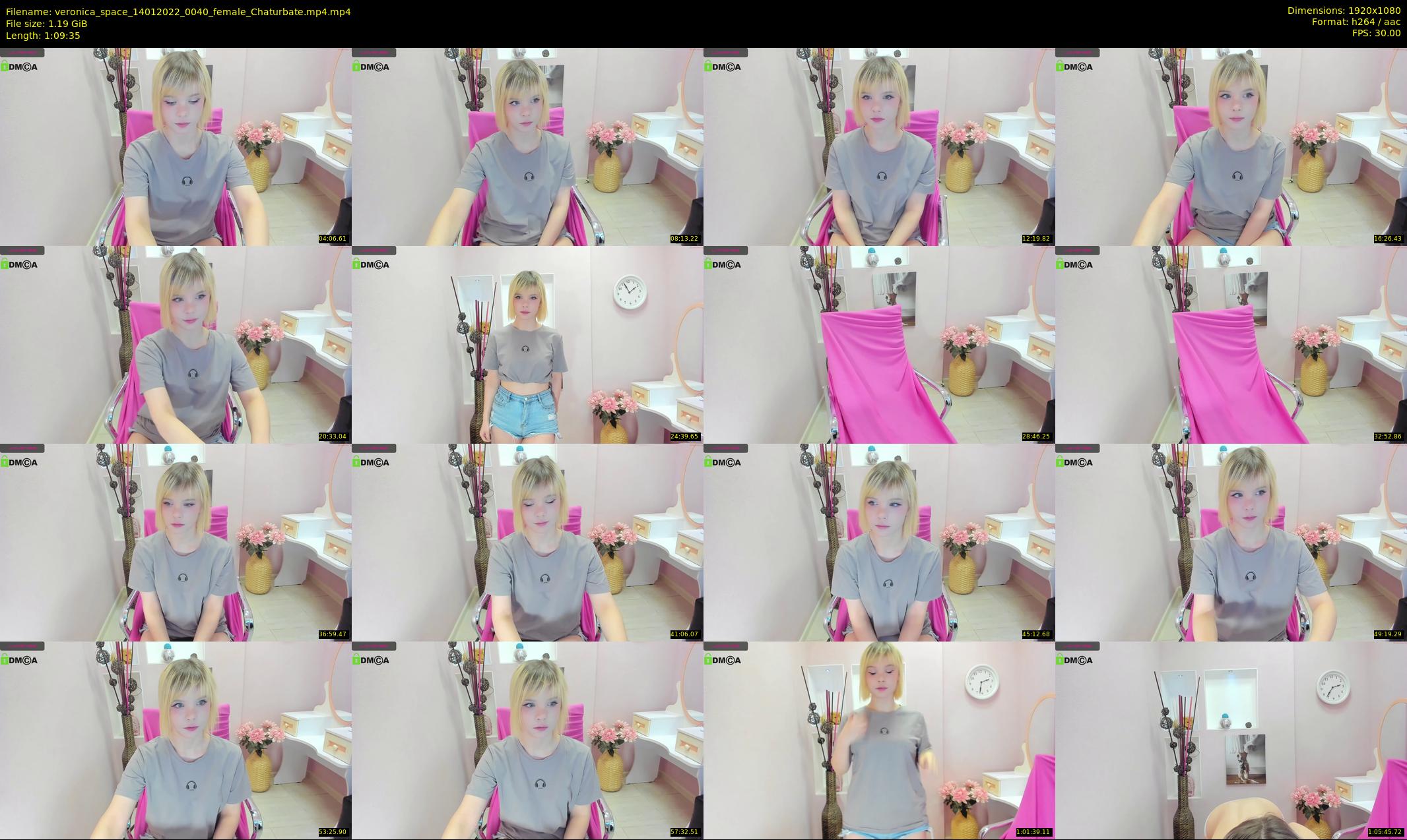 veronica_space — 70 minute Chaturbate female cam show recording, 1080p, Jan 14, 2022