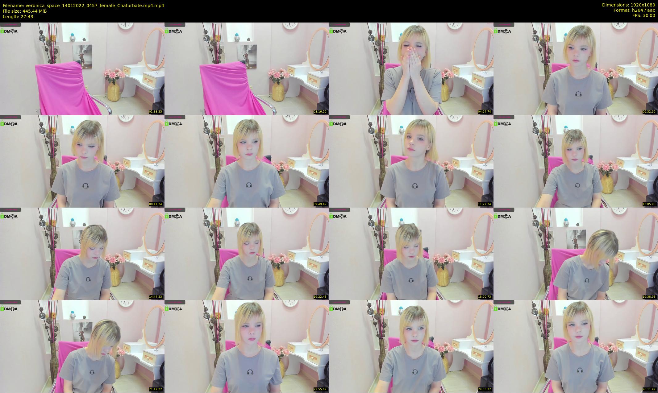 veronica_space — 28 minute Chaturbate female cam show recording, 1080p, Jan 14, 2022