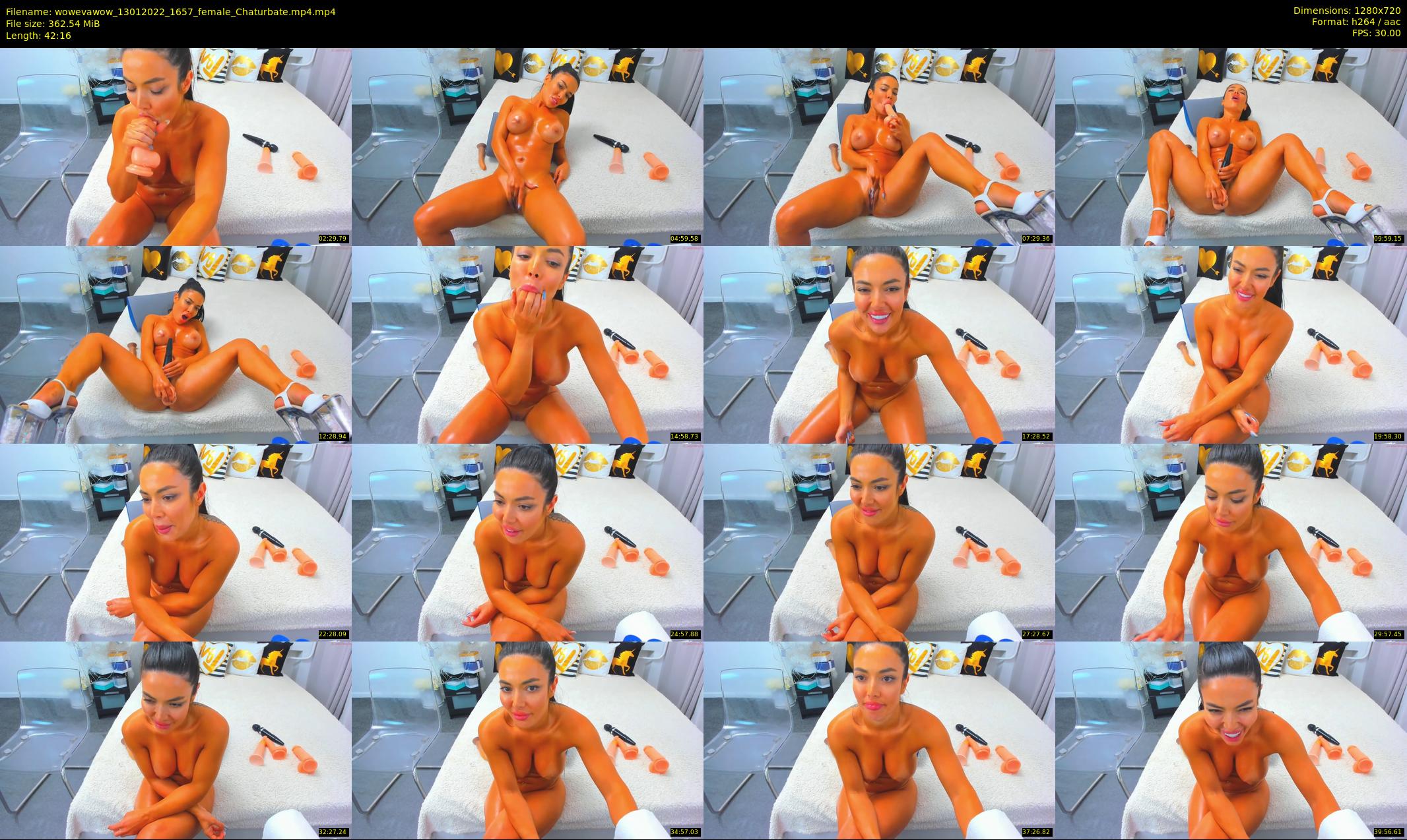 wowevawow — 43 minute Chaturbate female cam show recording, 720p, Jan 13, 2022