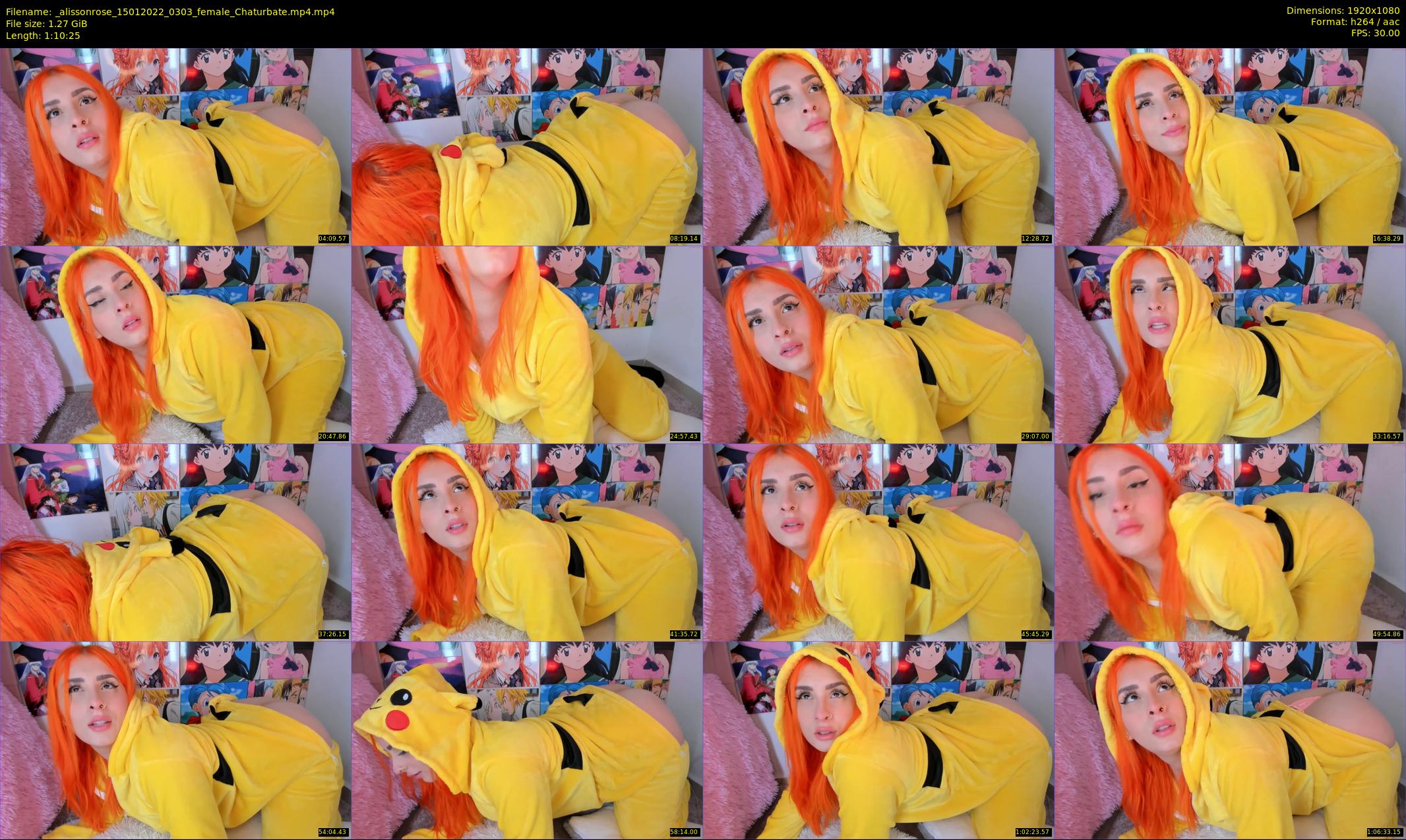 _alissonrose — 71 minute Chaturbate female cam show recording, 1080p, Jan 15, 2022