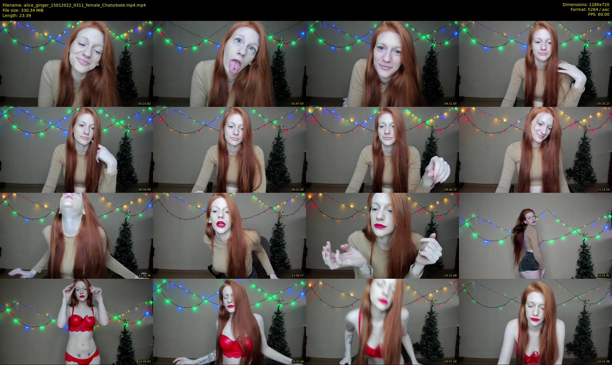 alice_ginger — 24 minute Chaturbate female cam show recording, 720p, Jan 15, 2022