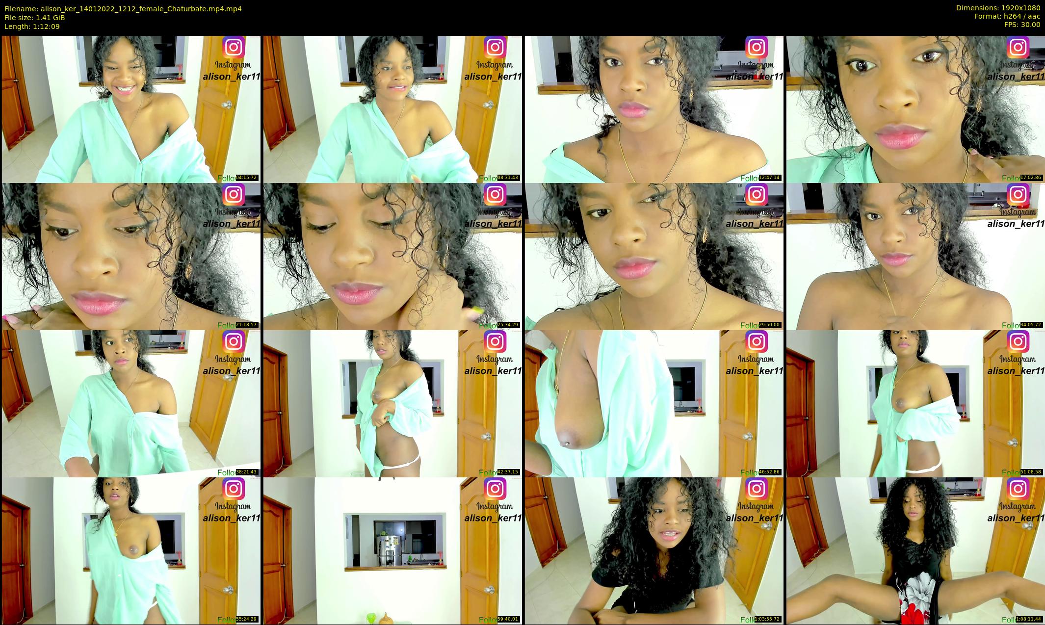 alison_ker — 73 minute Chaturbate female cam show recording, 1080p, Jan 14, 2022