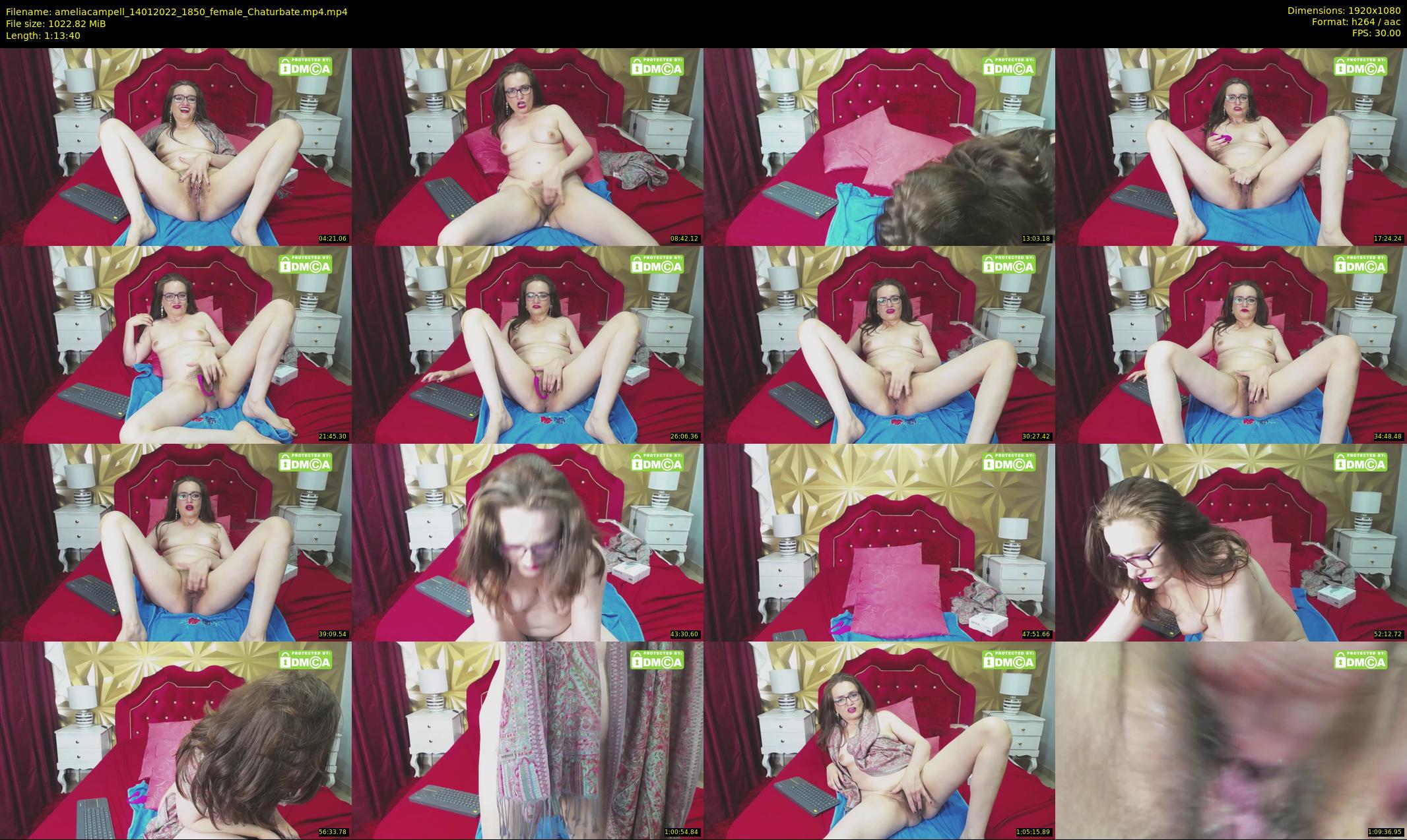 ameliacampell — 74 minute Chaturbate female cam show recording, 1080p, Jan 14, 2022