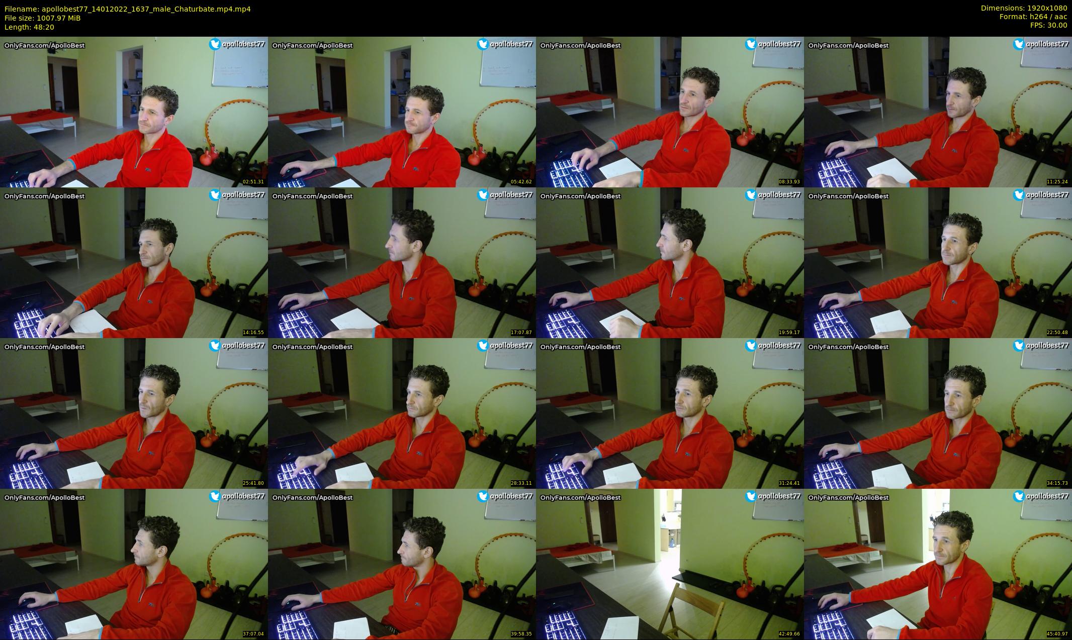 apollobest77 — 49 minute Chaturbate male cam show recording, 1080p, Jan 14, 2022