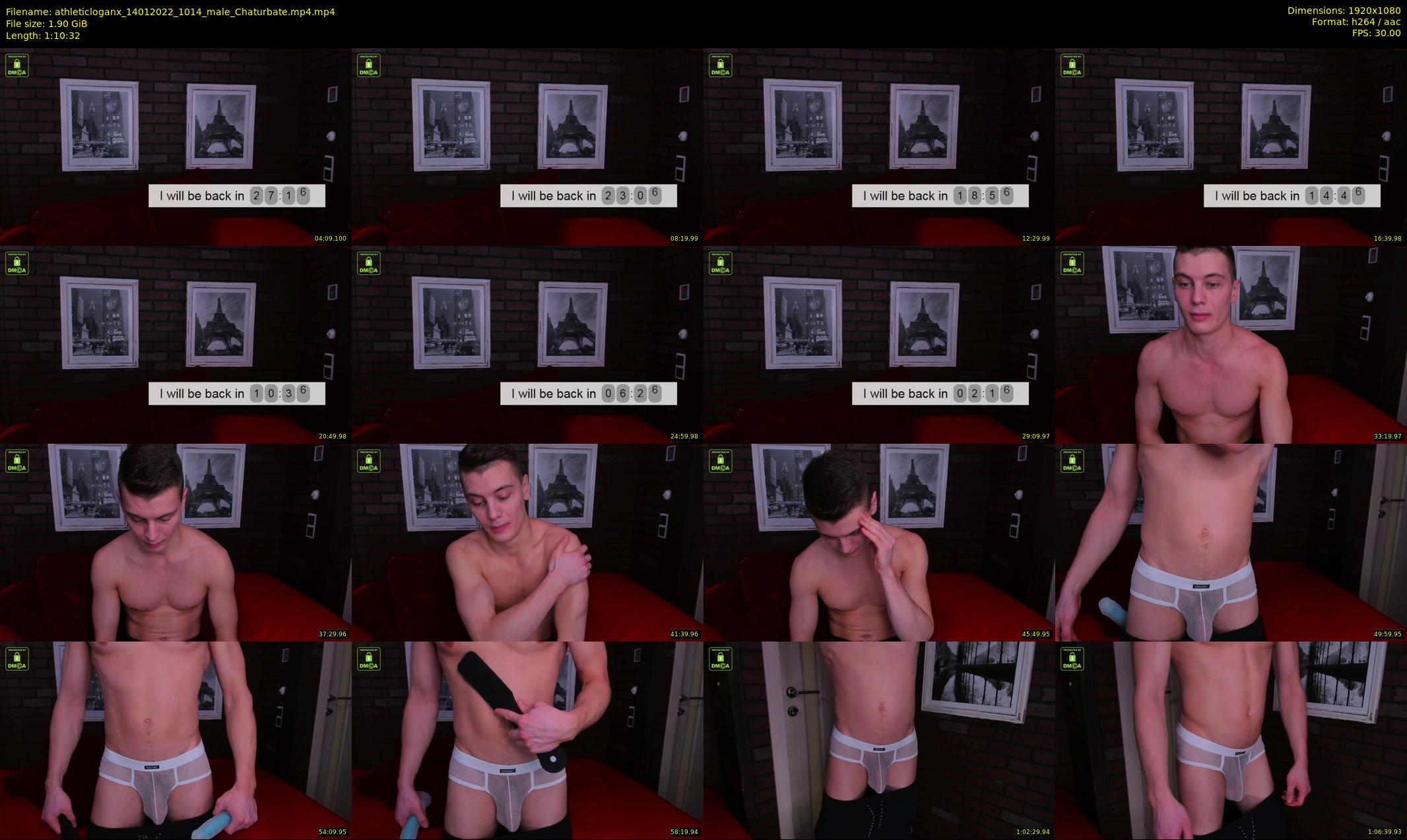athleticloganx — 71 minute Chaturbate male cam show recording, 1080p, Jan 14, 2022