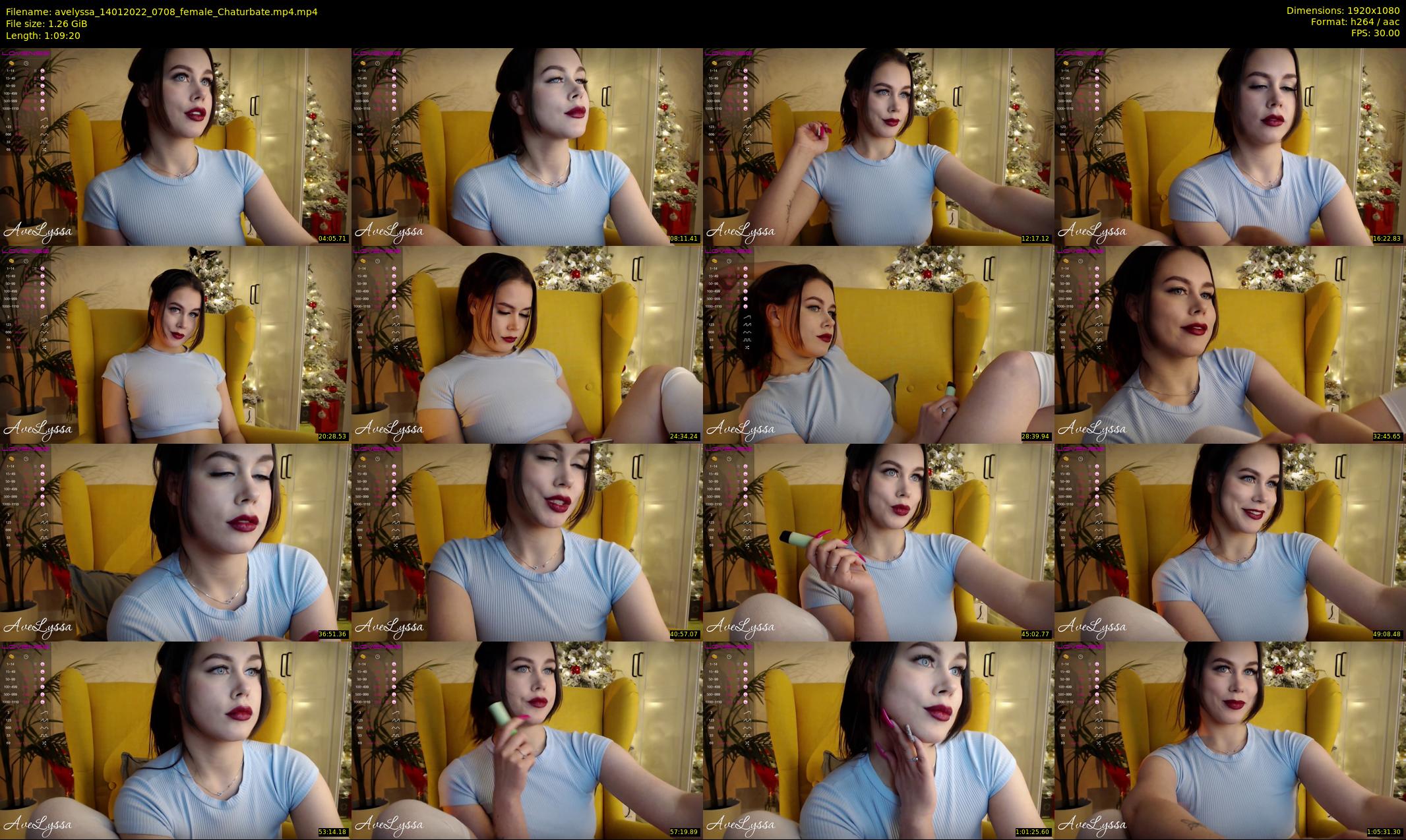 avelyssa — 70 minute Chaturbate female cam show recording, 1080p, Jan 14, 2022