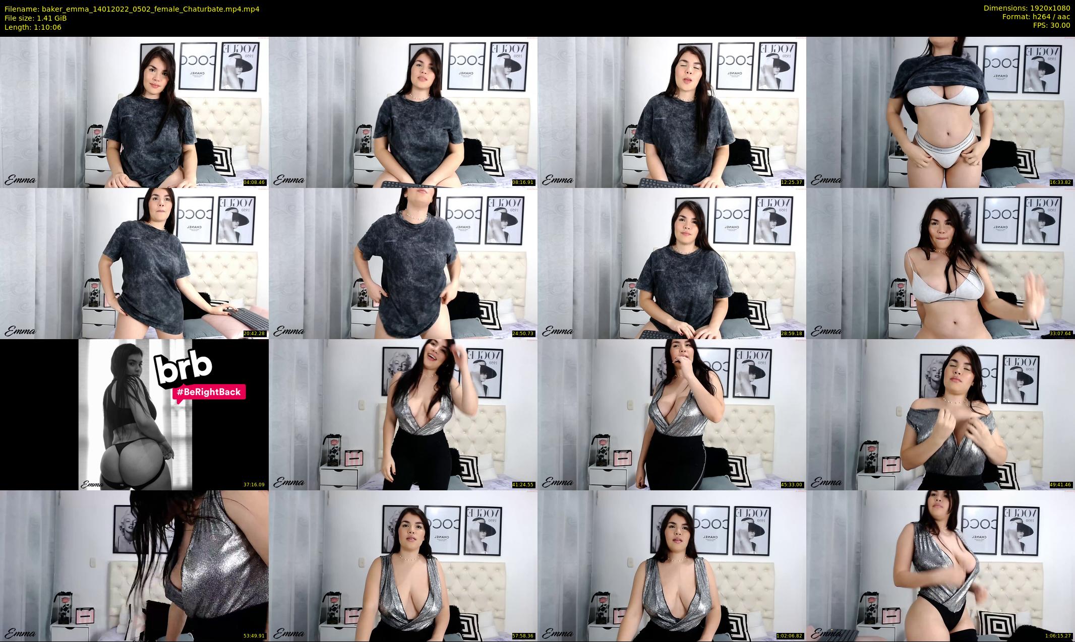 baker_emma — 71 minute Chaturbate female cam show recording, 1080p, Jan 14, 2022