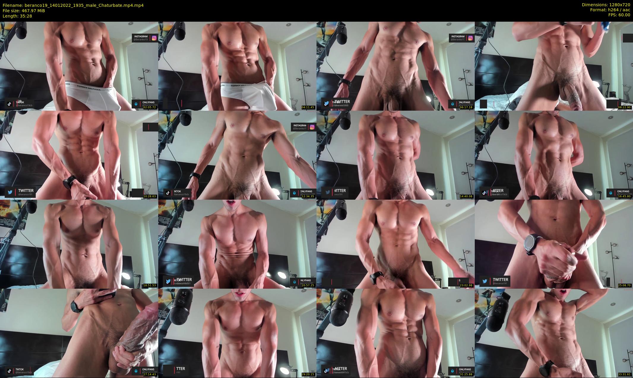 beranco19 — 36 minute Chaturbate male cam show recording, 720p, Jan 14, 2022