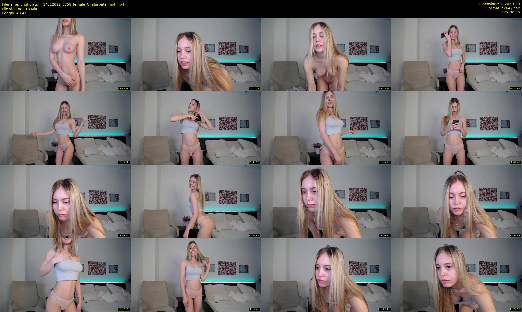 brightrays__ — 44 minute Chaturbate female cam show recording, 1080p, Jan 14, 2022