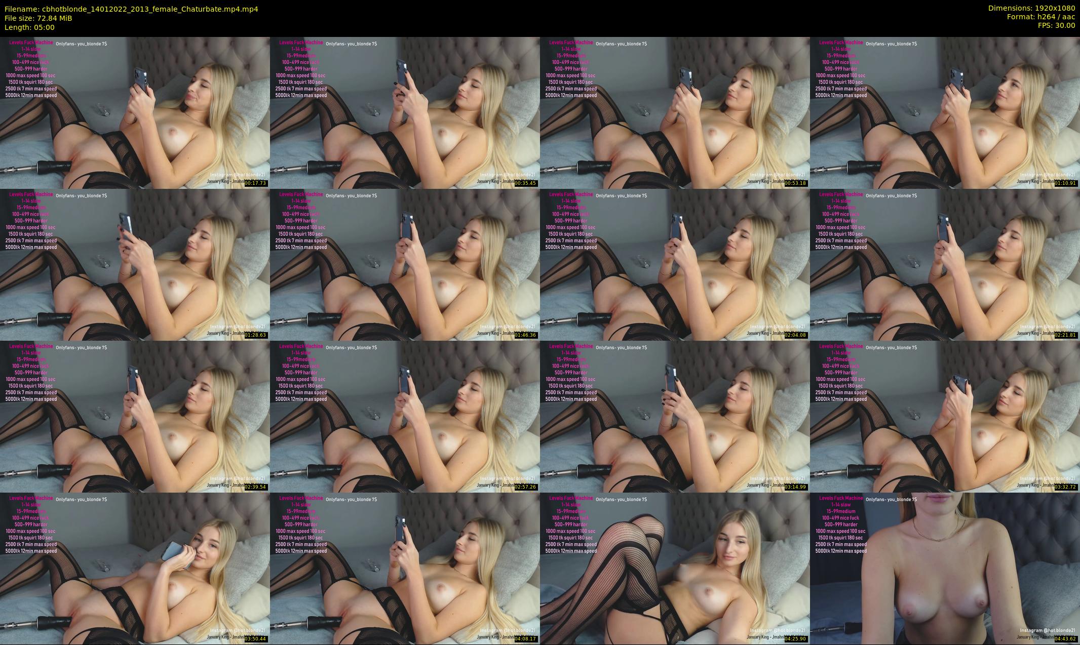 cbhotblonde — 5 minute Chaturbate female cam show recording, 1080p, Jan 14, 2022