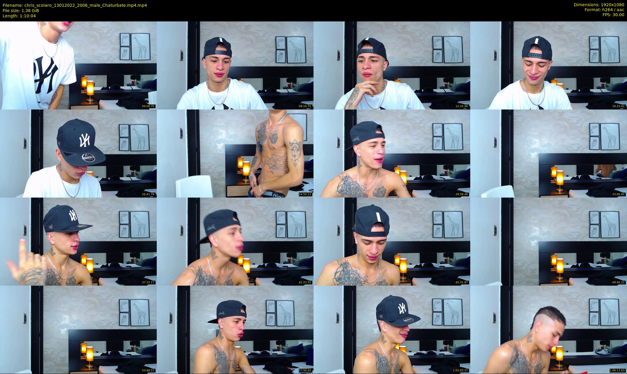 chris_scolaro — 71 minute Chaturbate male cam show recording, 1080p, Jan 13, 2022
