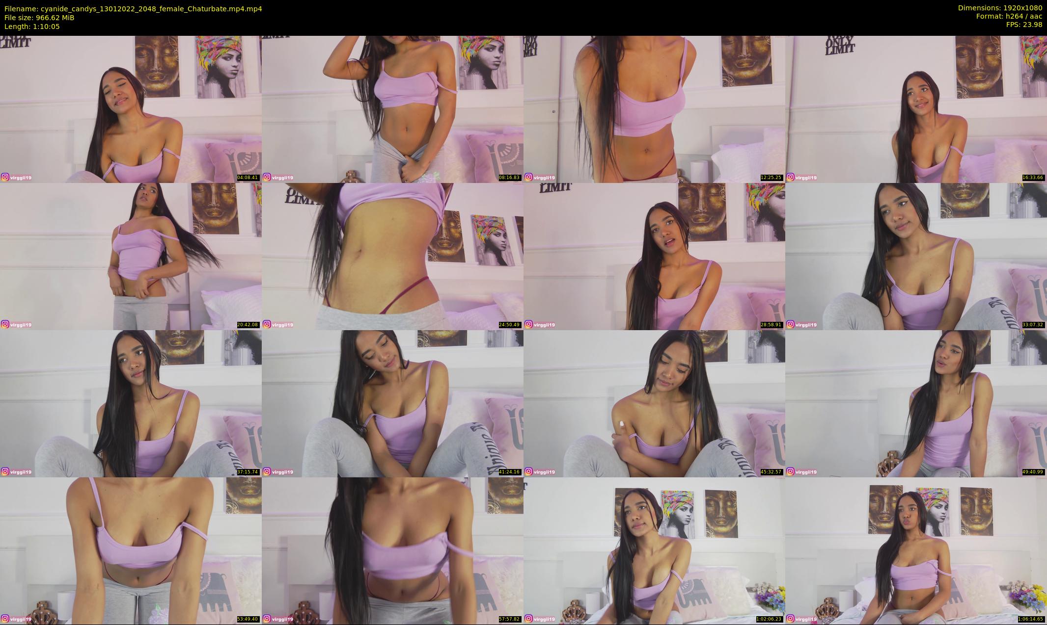 cyanide_candys — 71 minute Chaturbate female cam show recording, 1080p, Jan 13, 2022