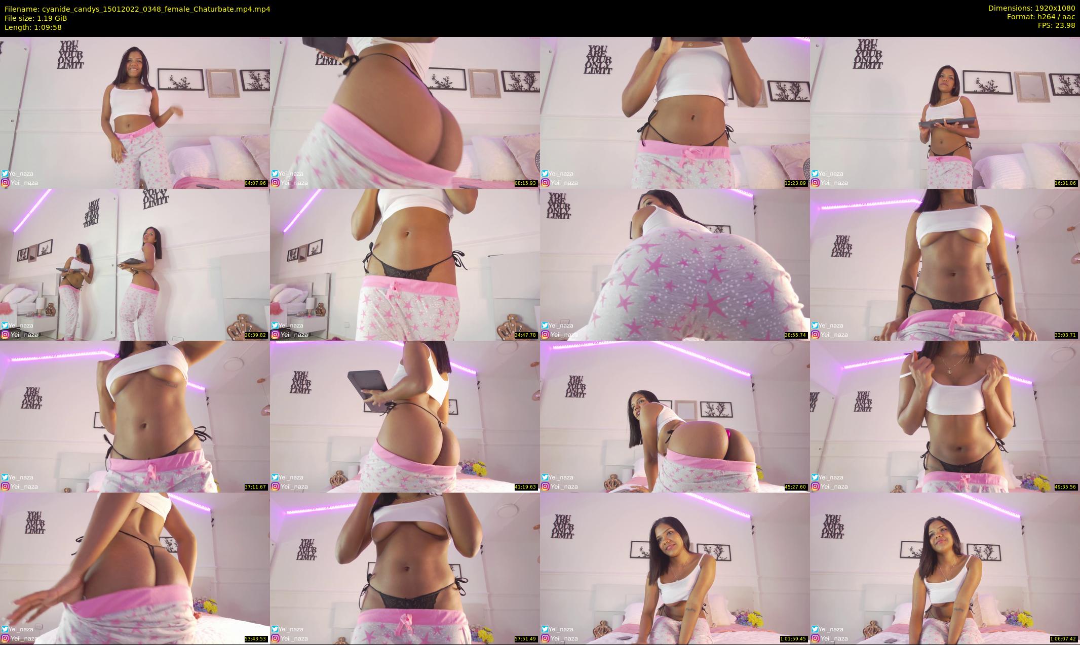 cyanide_candys — 70 minute Chaturbate female cam show recording, 1080p, Jan 15, 2022