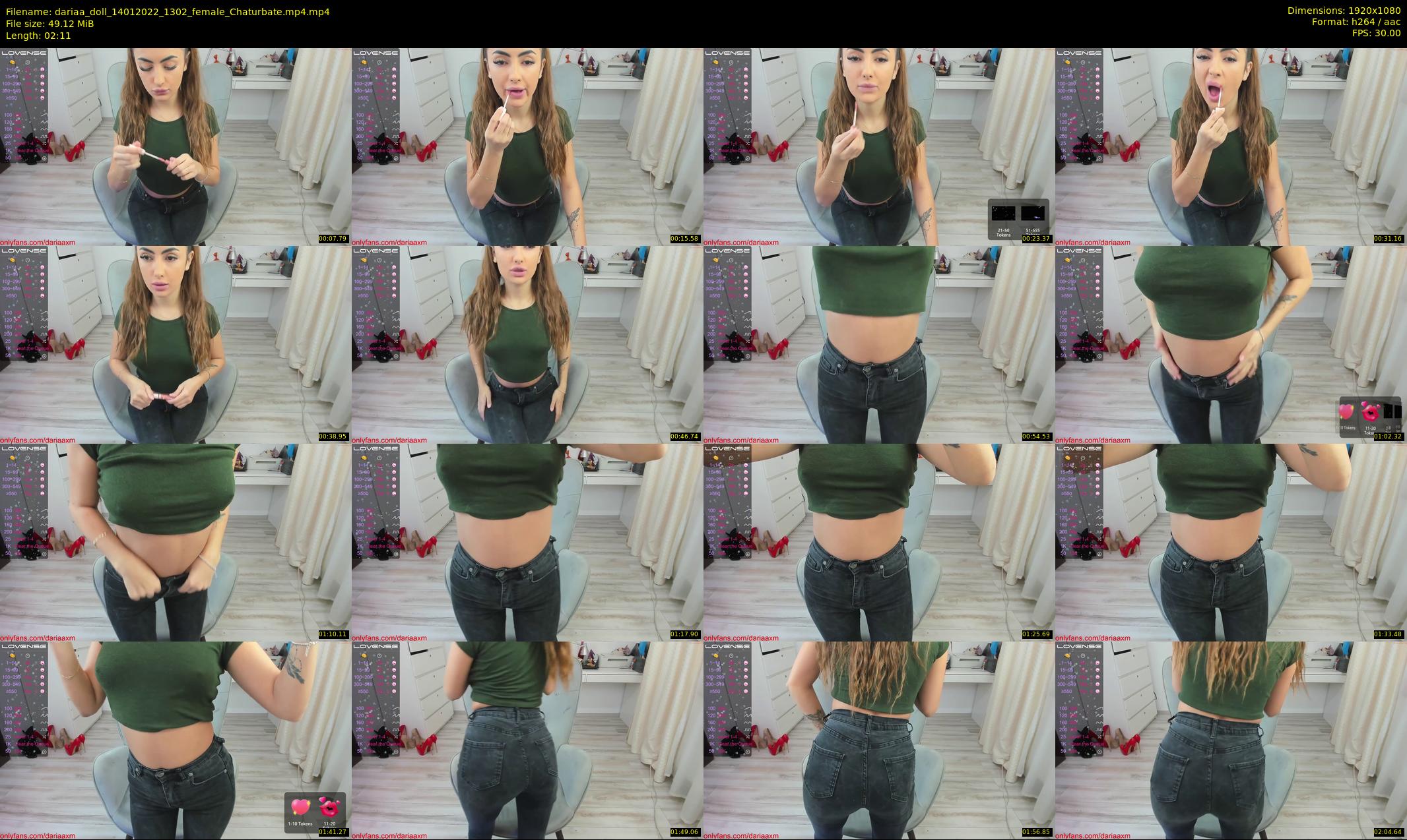 dariaa_doll — 3 minute Chaturbate female cam show recording, 1080p, Jan 14, 2022