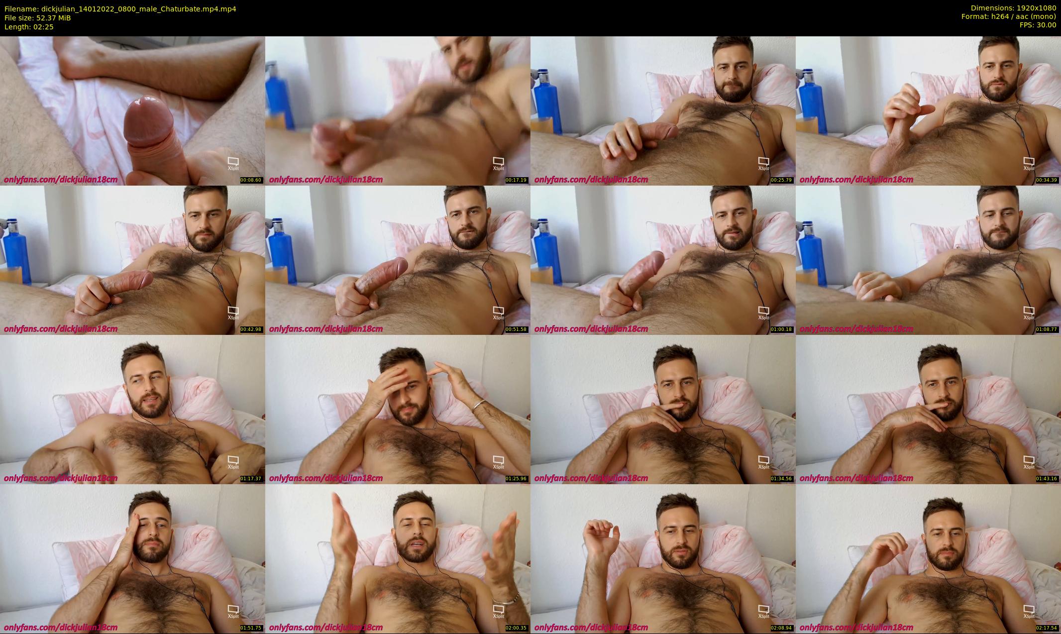 dickjulian — 3 minute Chaturbate male cam show recording, 1080p, Jan 14, 2022