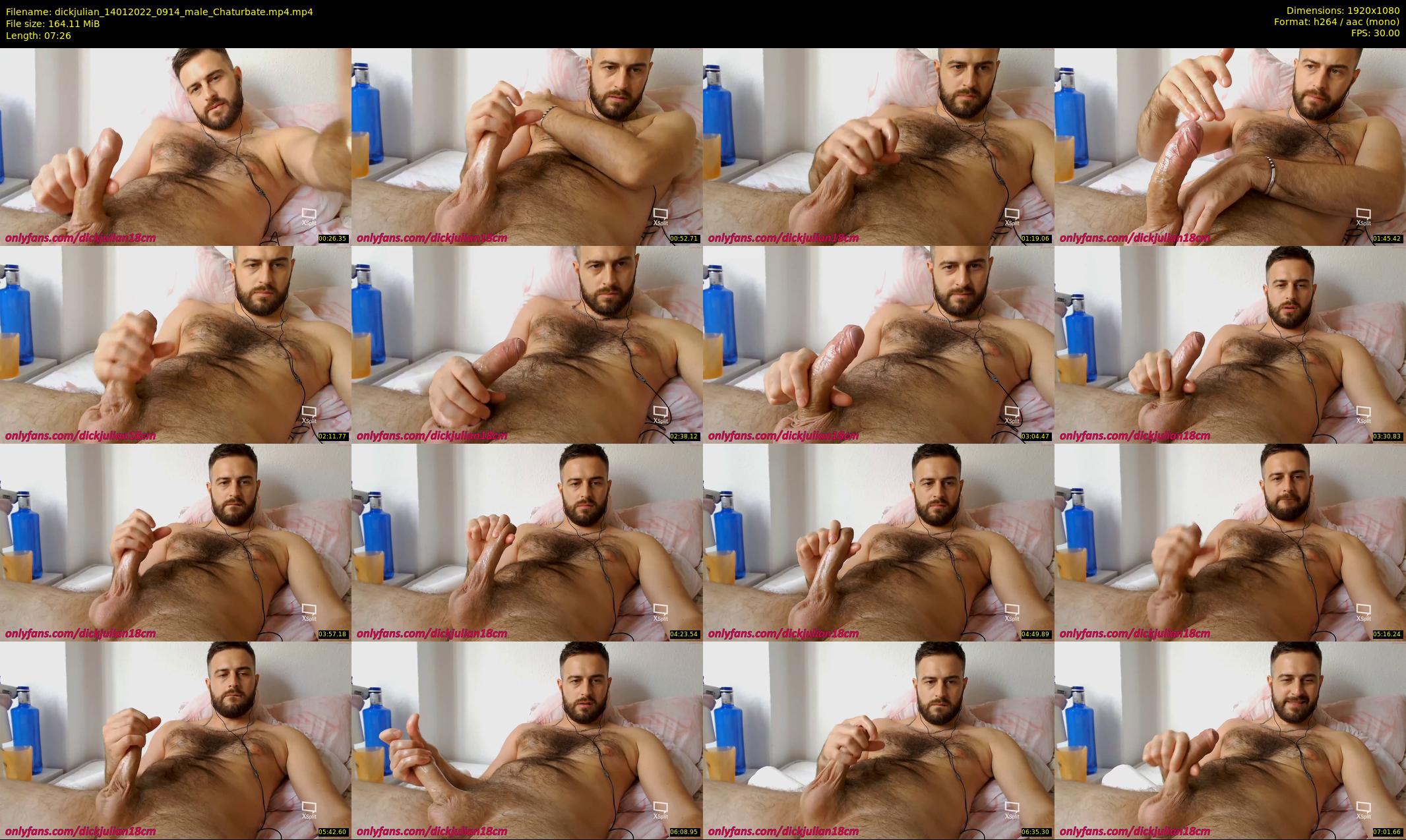 dickjulian — 8 minute Chaturbate male cam show recording, 1080p, Jan 14, 2022