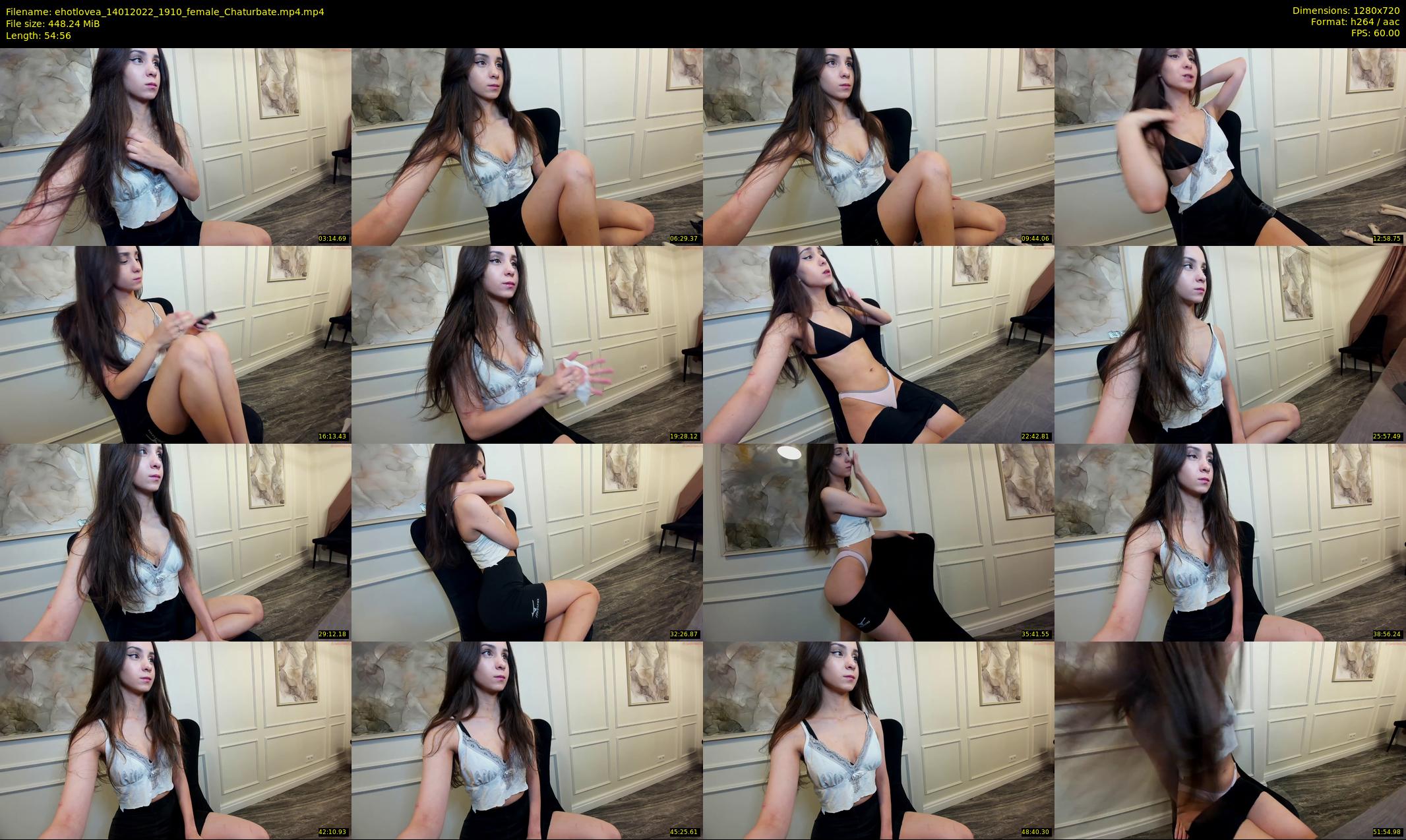 ehotlovea — 55 minute Chaturbate female cam show recording, 720p, Jan 14, 2022