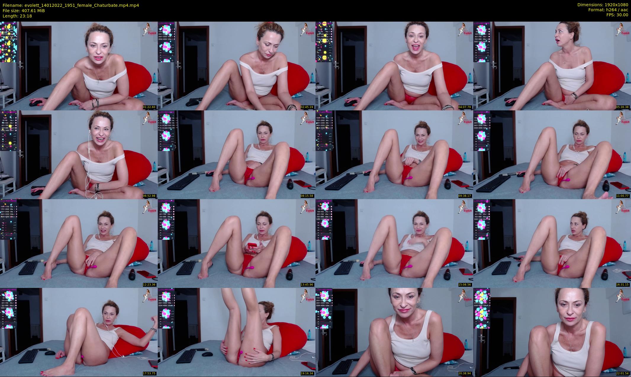 evolett — 24 minute Chaturbate female cam show recording, 1080p, Jan 14, 2022
