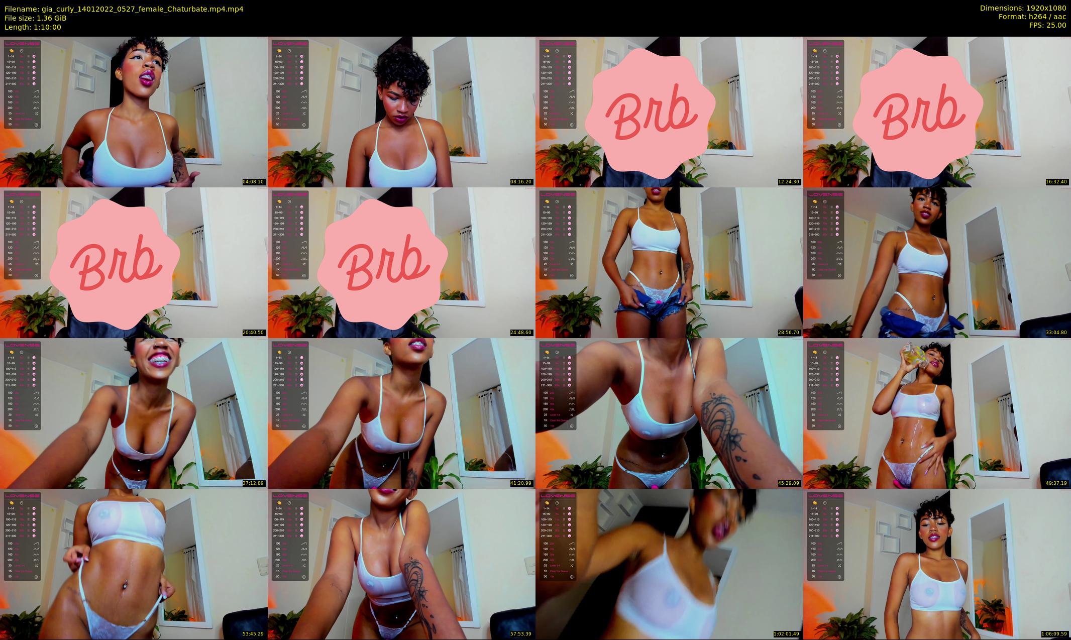 gia_curly — 70 minute Chaturbate female cam show recording, 1080p, Jan 14, 2022