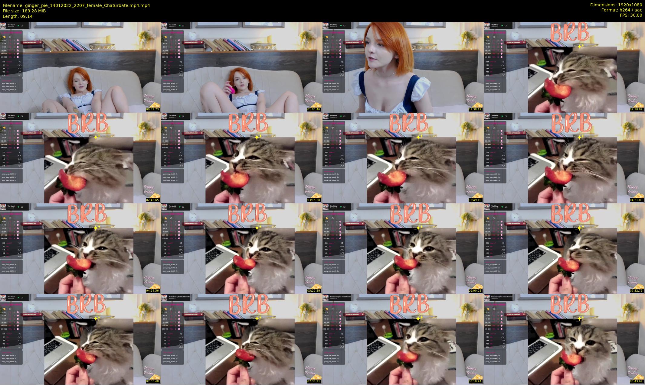 ginger_pie — 10 minute Chaturbate female cam show recording, 1080p, Jan 14, 2022