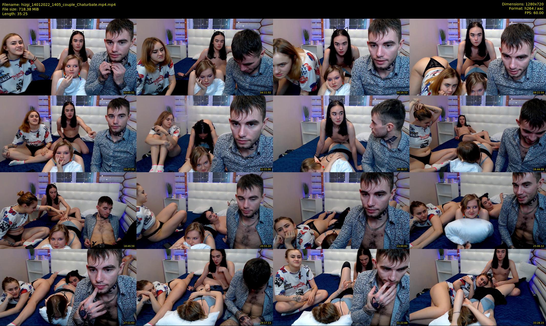 hizgi — 36 minute Chaturbate couple cam show recording, 720p, Jan 14, 2022