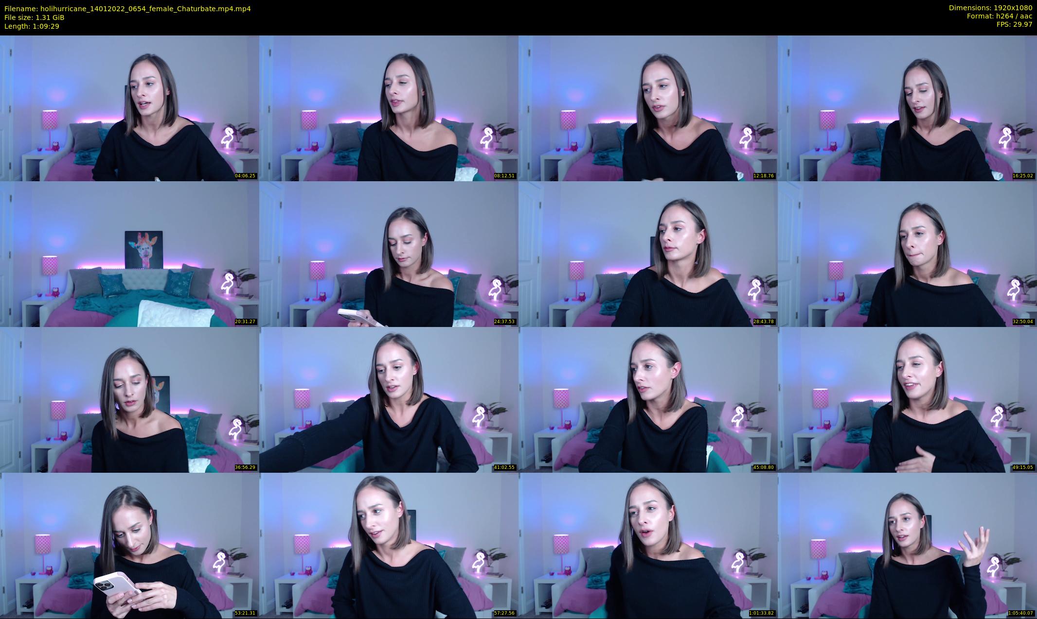 holihurricane — 70 minute Chaturbate female cam show recording, 1080p, Jan 14, 2022