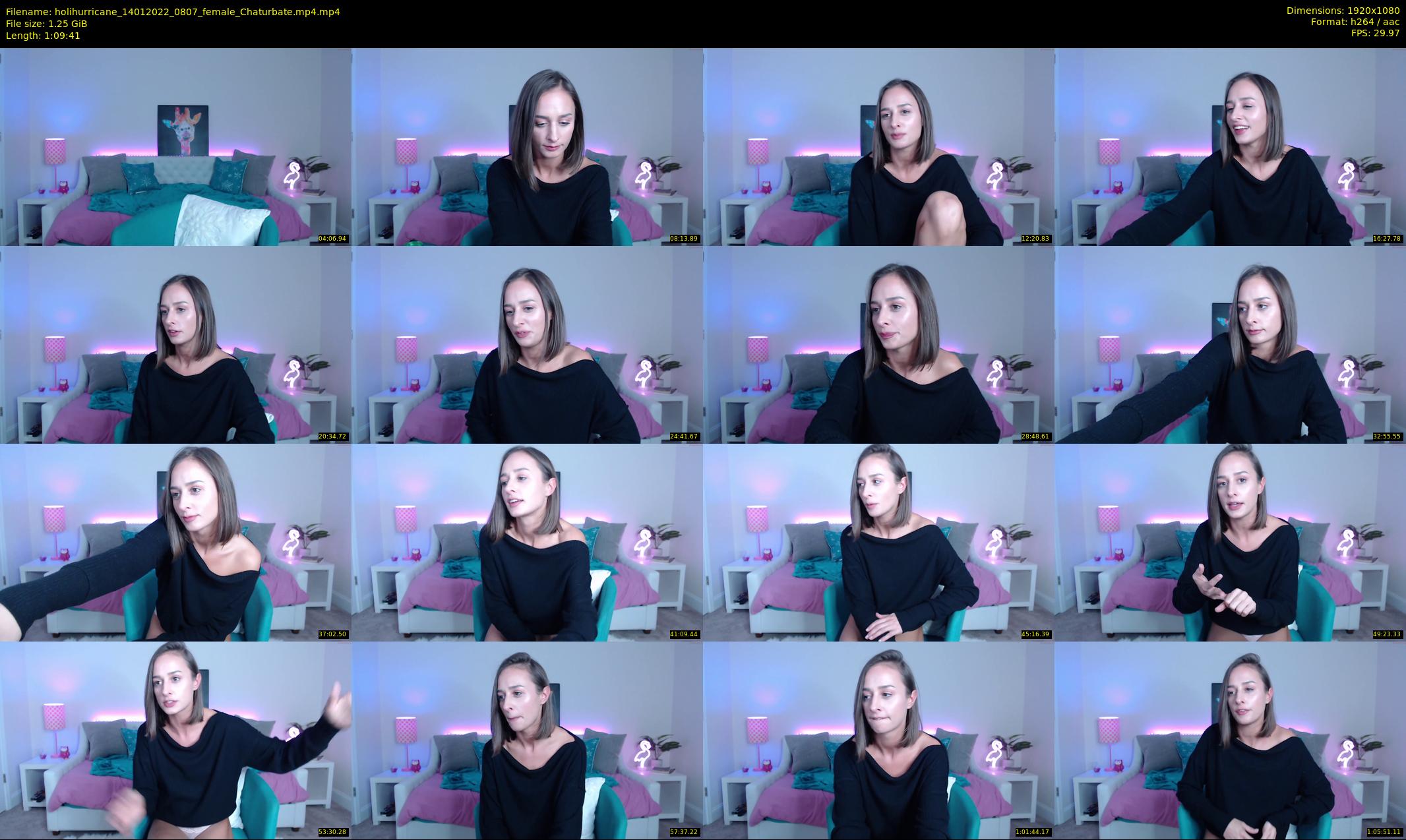 holihurricane — 70 minute Chaturbate female cam show recording, 1080p, Jan 14, 2022