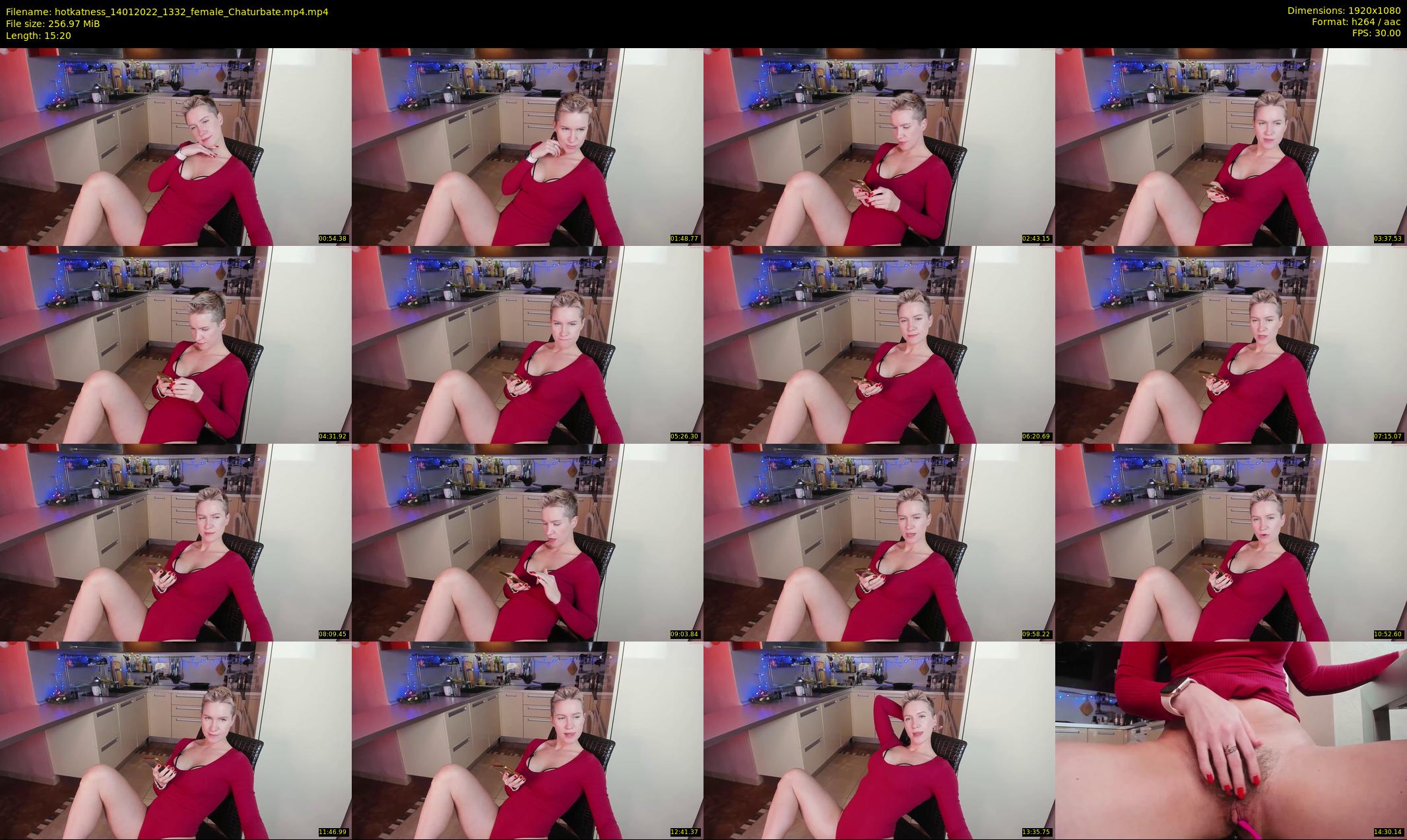 hotkatness — 16 minute Chaturbate female cam show recording, 1080p, Jan 14, 2022