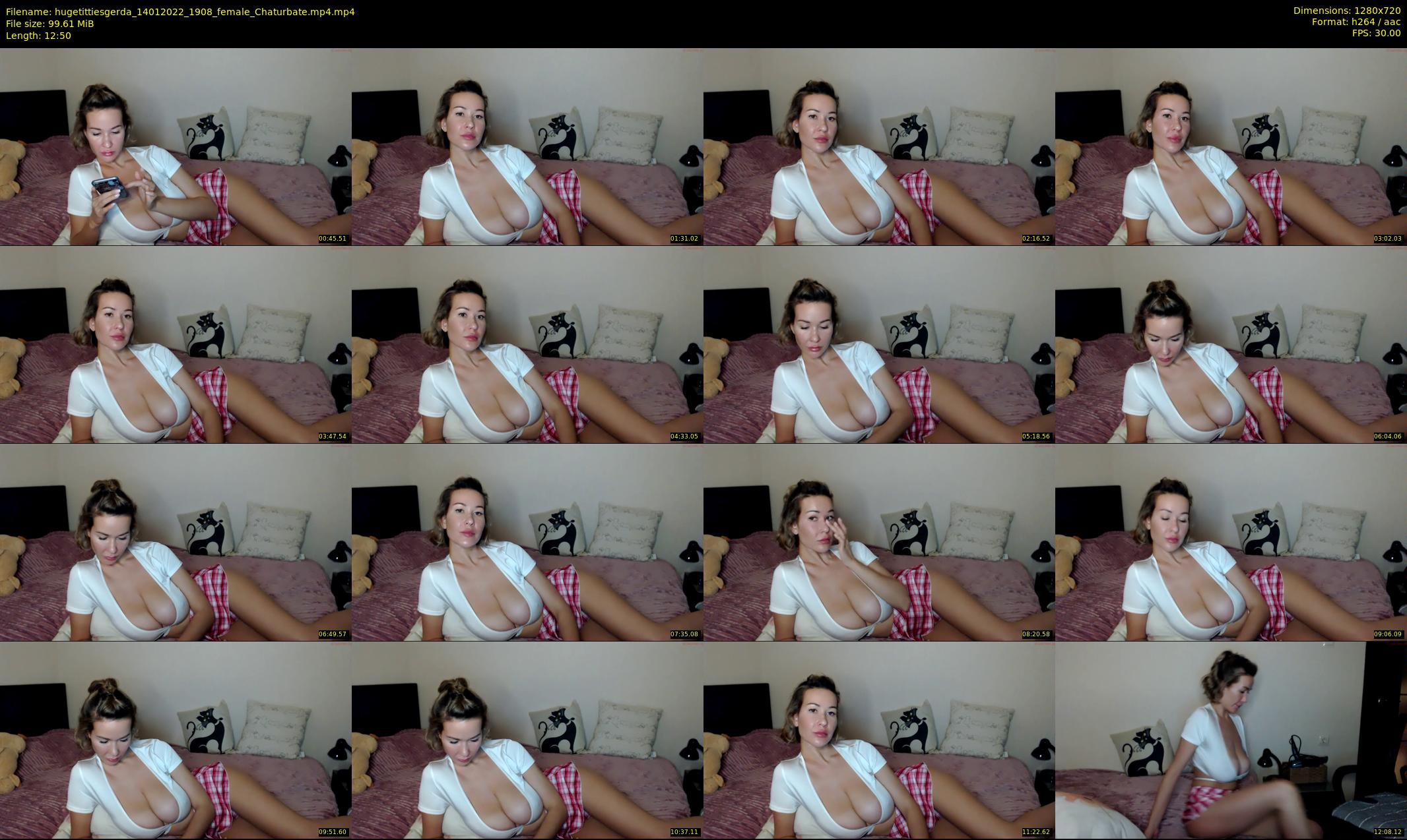 hugetittiesgerda — 13 minute Chaturbate female cam show recording, 720p, Jan 14, 2022