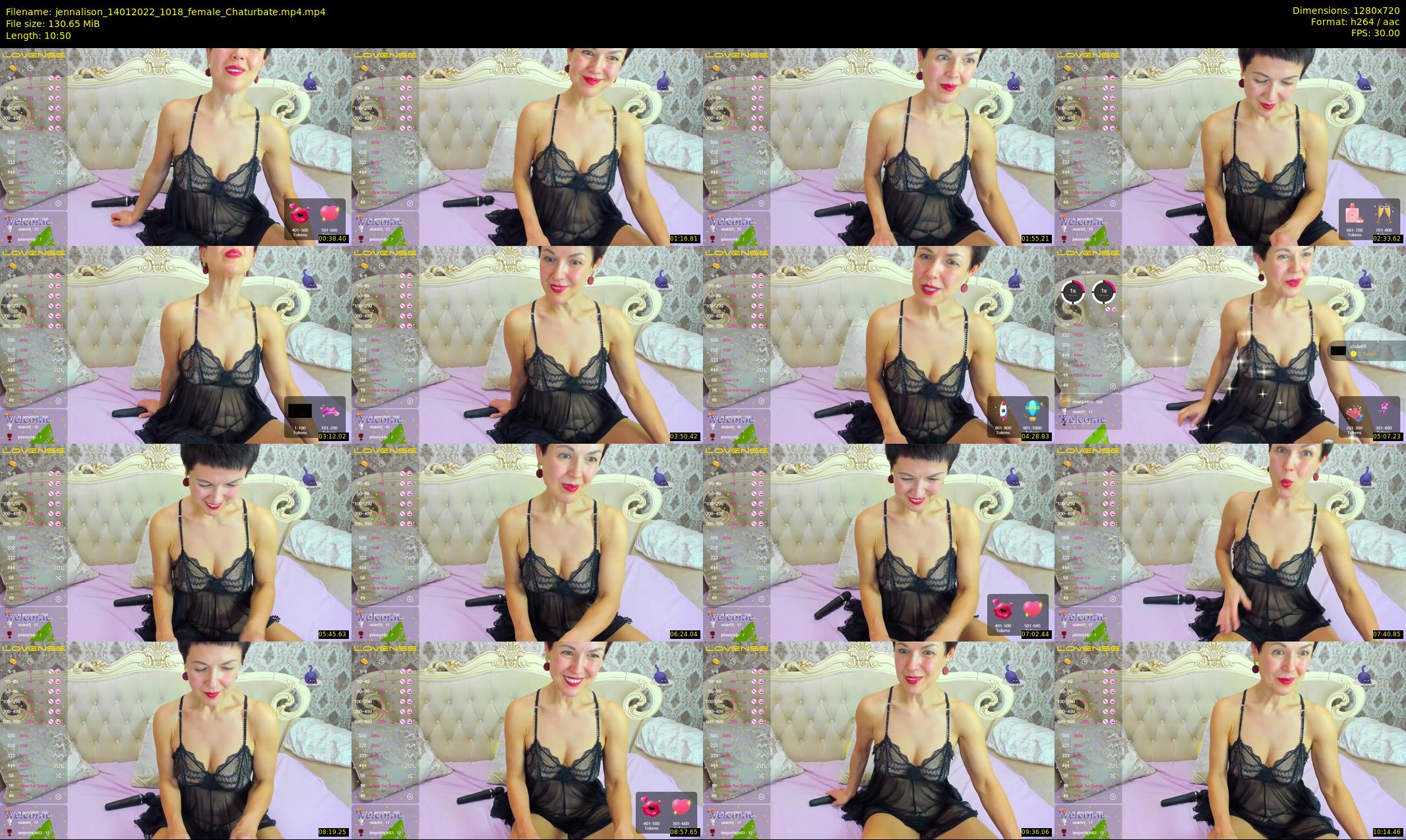 jennalison — 11 minute Chaturbate female cam show recording, 720p, Jan 14, 2022