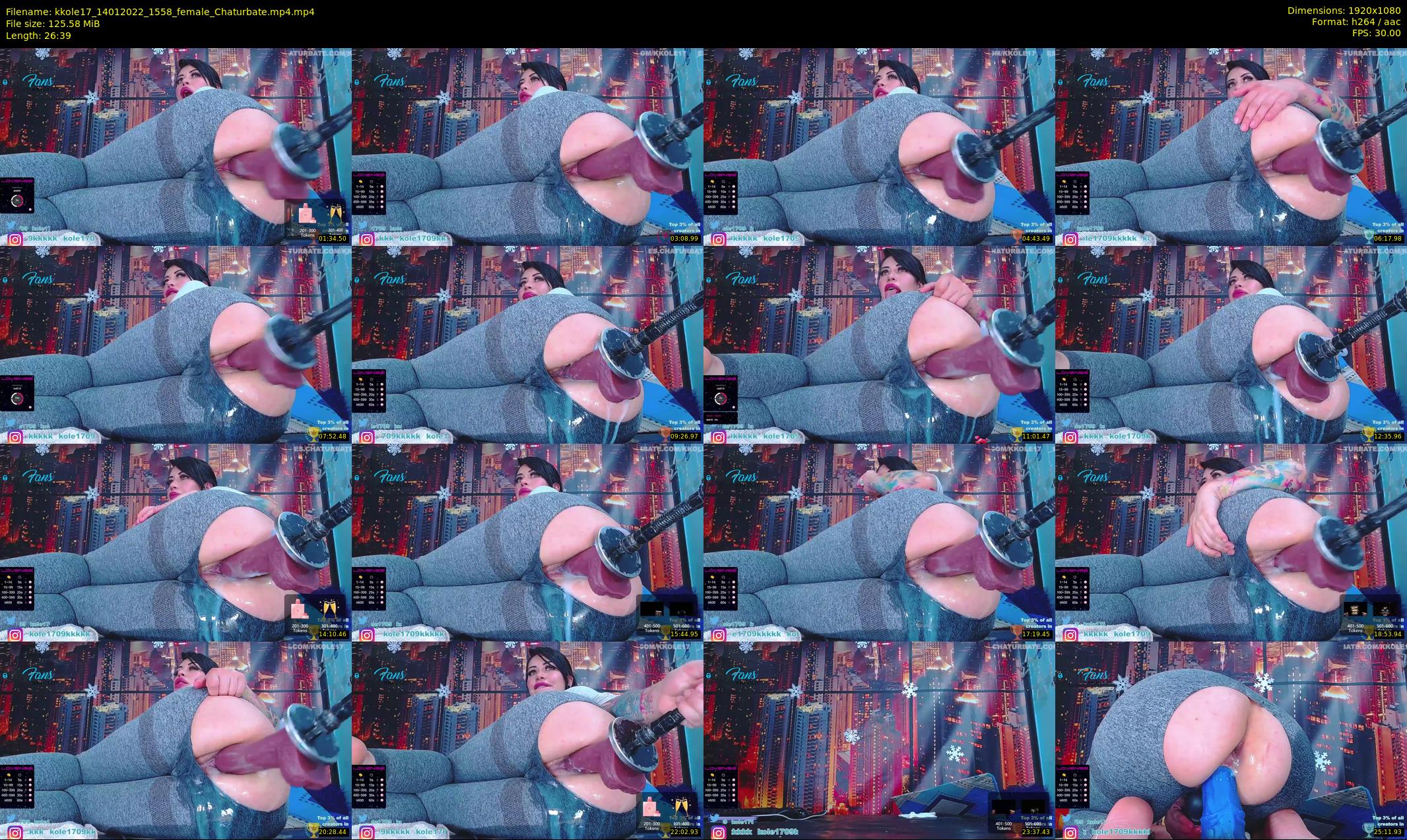 kkole17 — 27 minute Chaturbate female cam show recording, 1080p, Jan 14, 2022