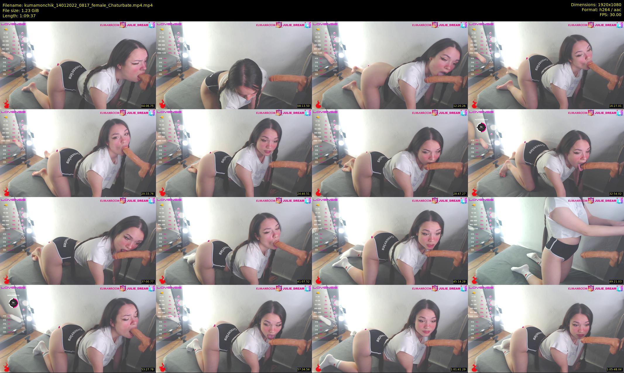 kumamonchik — 70 minute Chaturbate couple cam show recording, 1080p, Jan 14, 2022