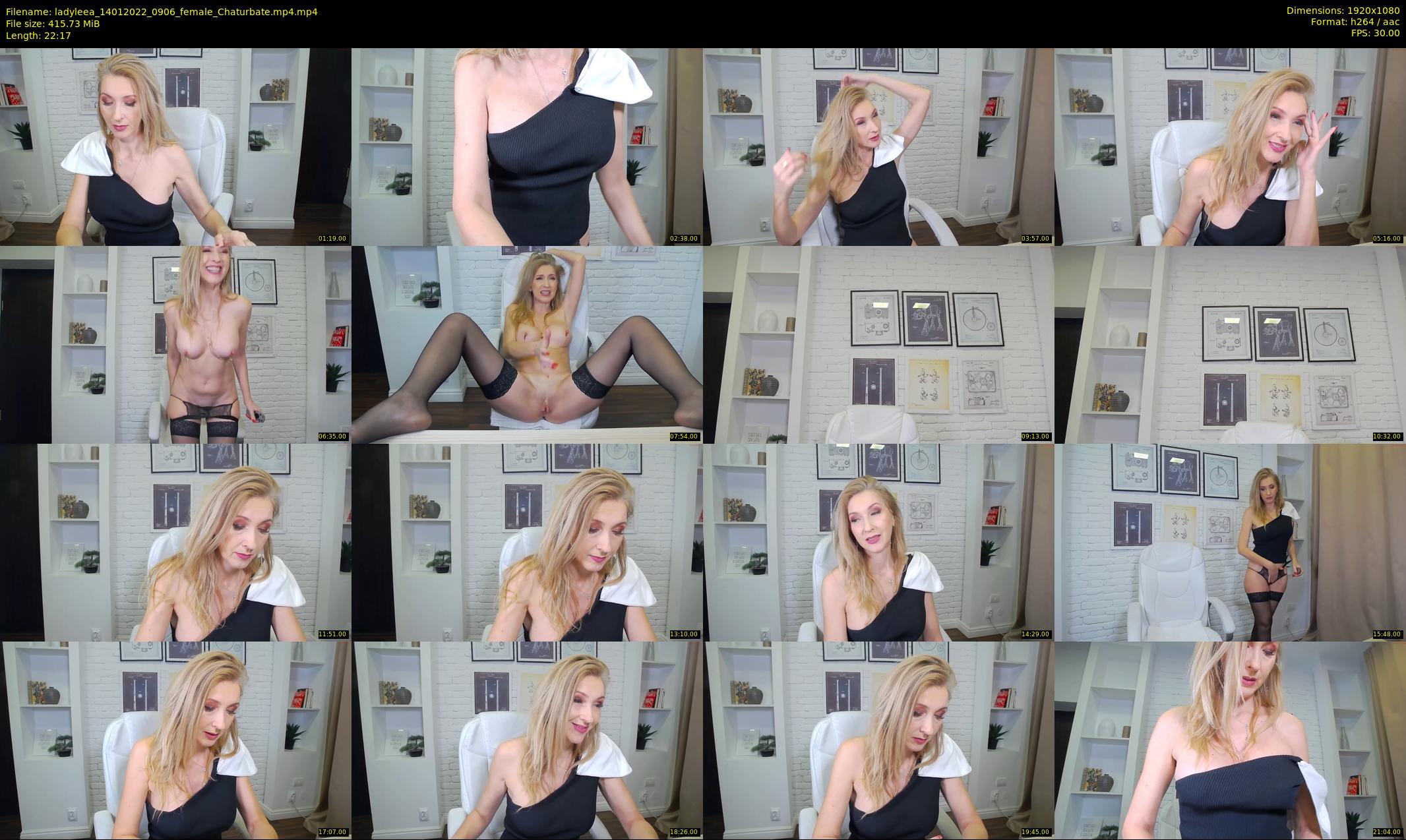 ladyleea — 23 minute Chaturbate female cam show recording, 1080p, Jan 14, 2022