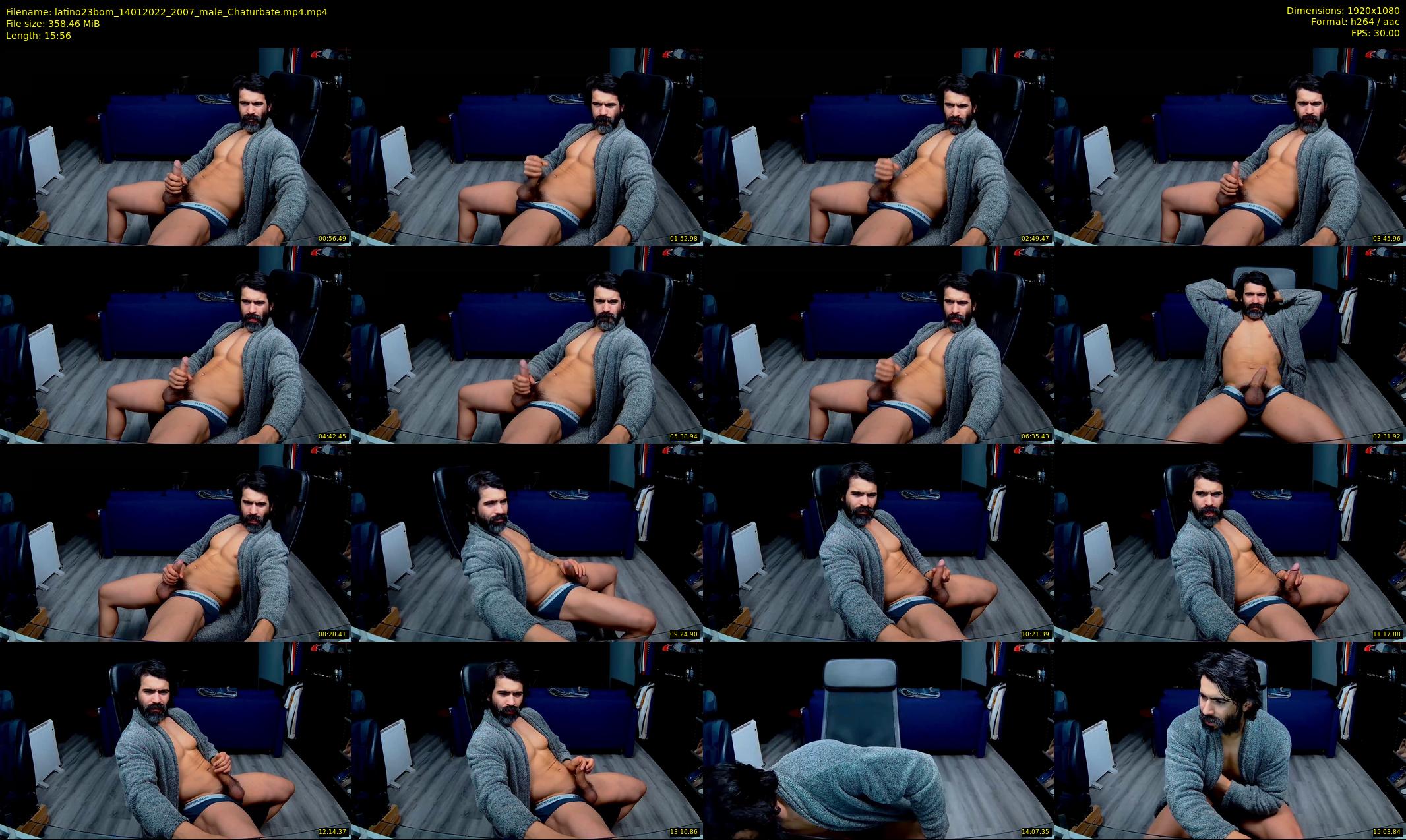 latino23bom — 16 minute Chaturbate male cam show recording, 1080p, Jan 14, 2022