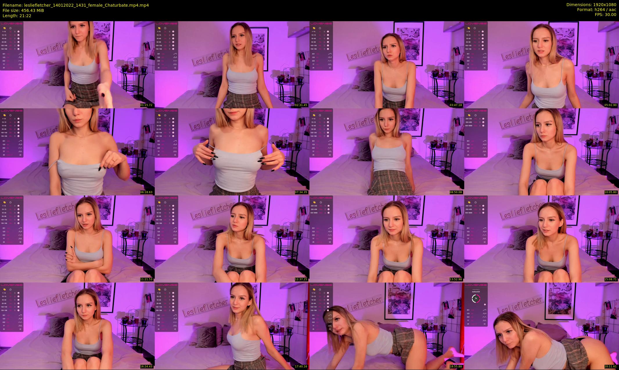 lesliefletcher — 22 minute Chaturbate couple cam show recording, 1080p, Jan 14, 2022