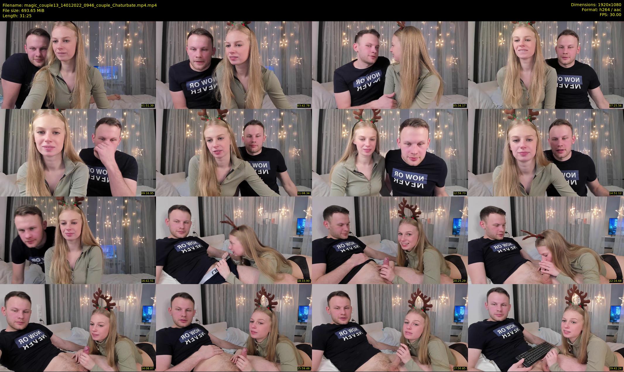 magic_couple13 — 32 minute Chaturbate couple cam show recording, 1080p, Jan 14, 2022