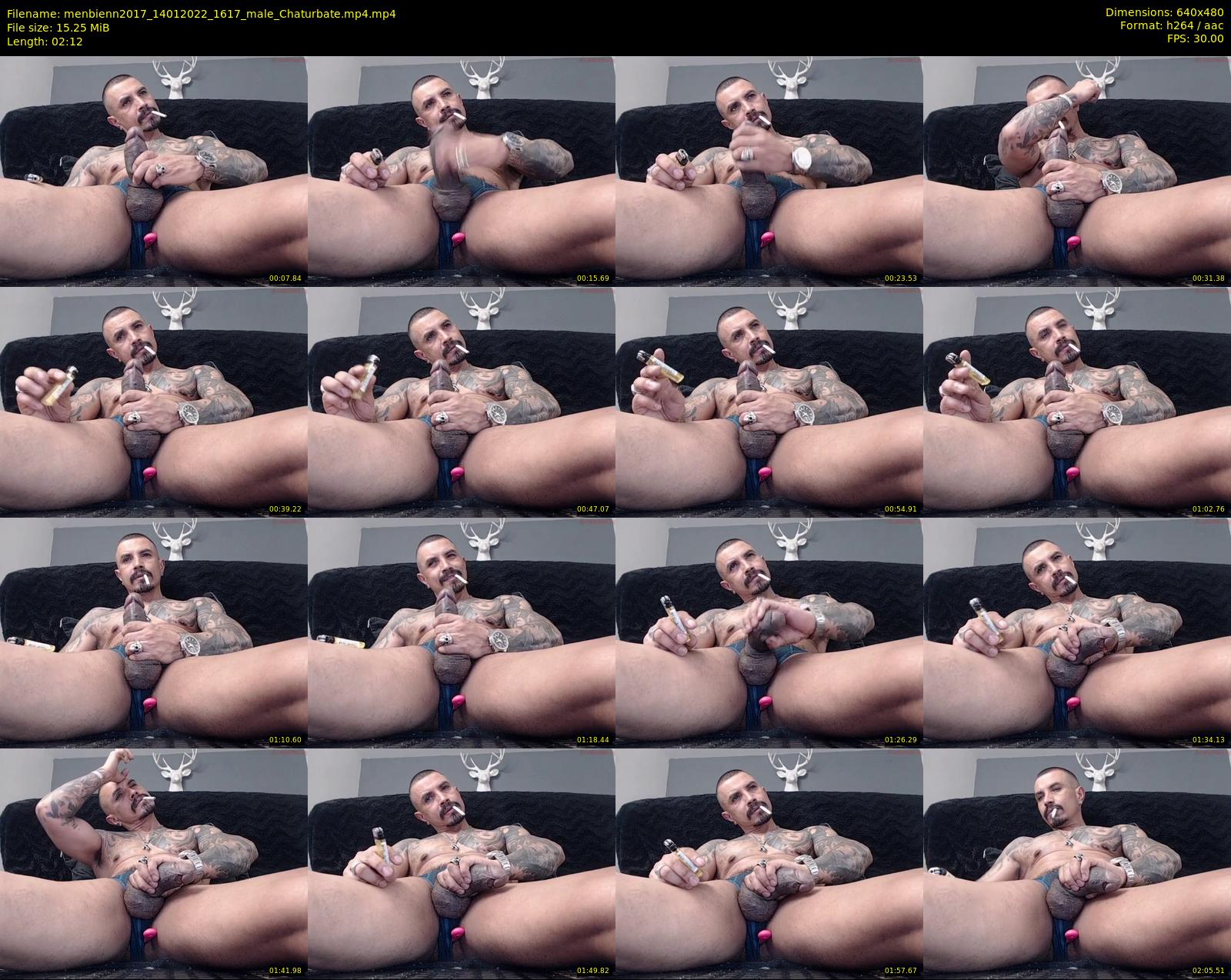 menbienn2017 — 3 minute Chaturbate male cam show recording, 480p, Jan 14, 2022