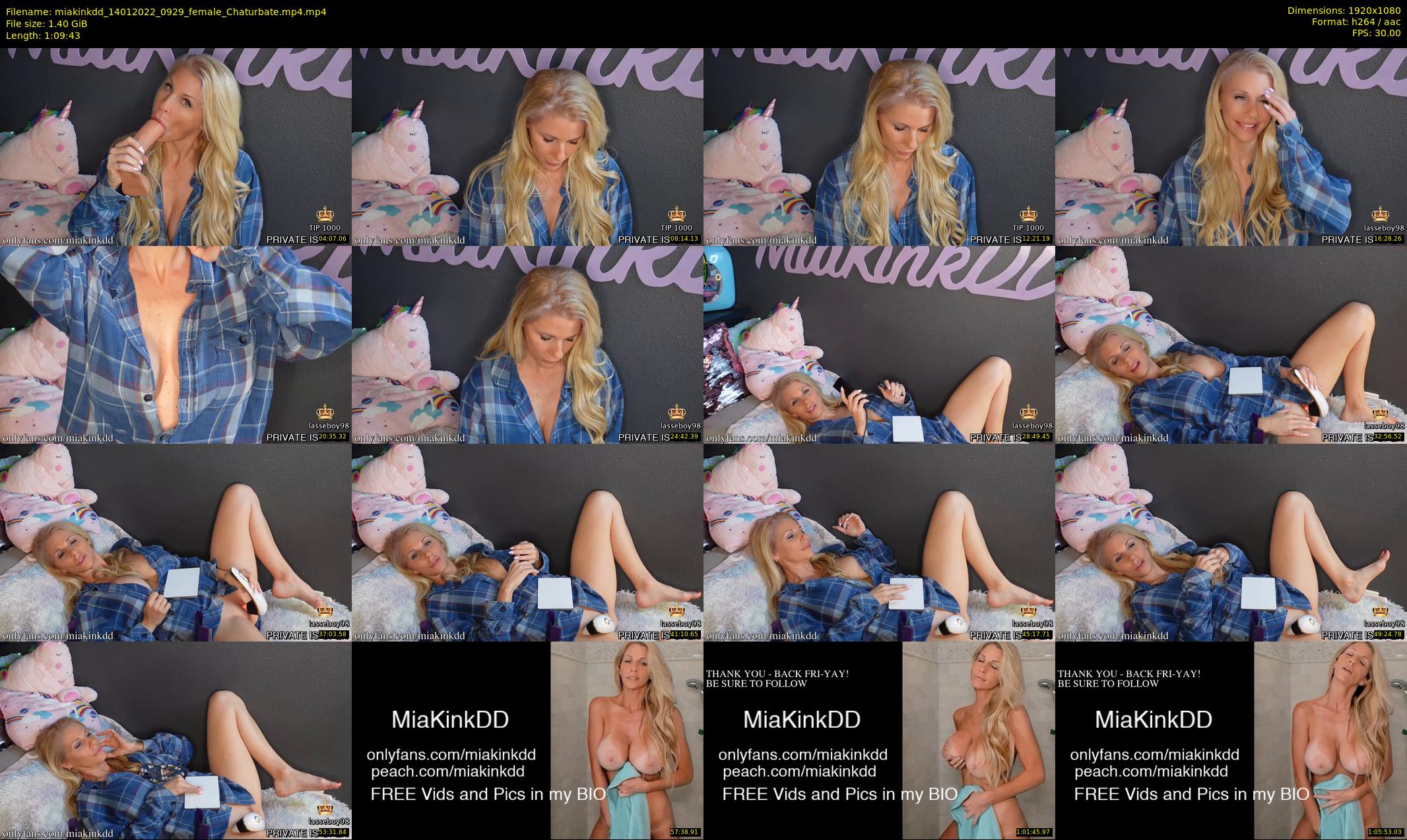 miakinkdd — 70 minute Chaturbate female cam show recording, 1080p, Jan 14, 2022