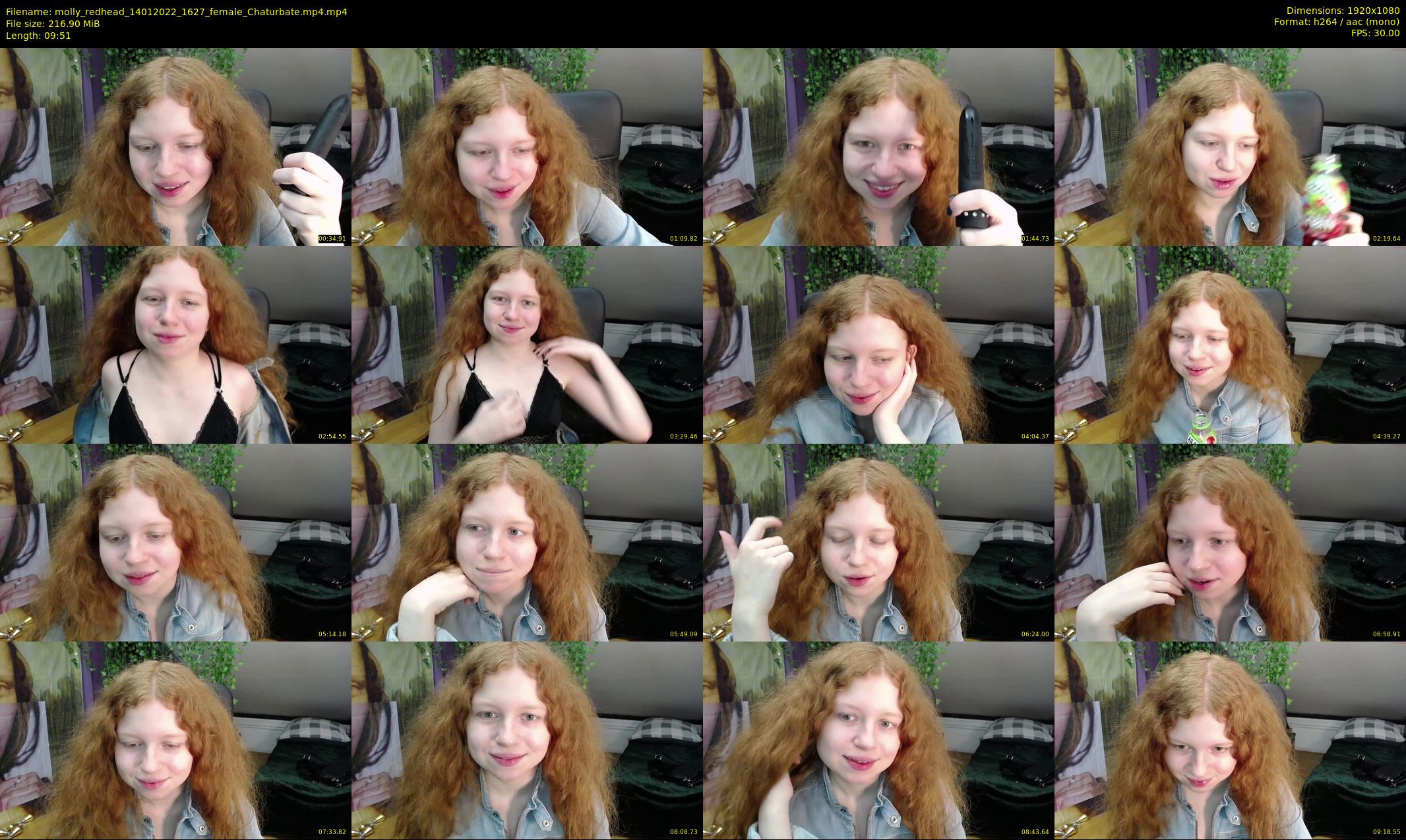 molly_redhead — 10 minute Chaturbate female cam show recording, 1080p, Jan 14, 2022
