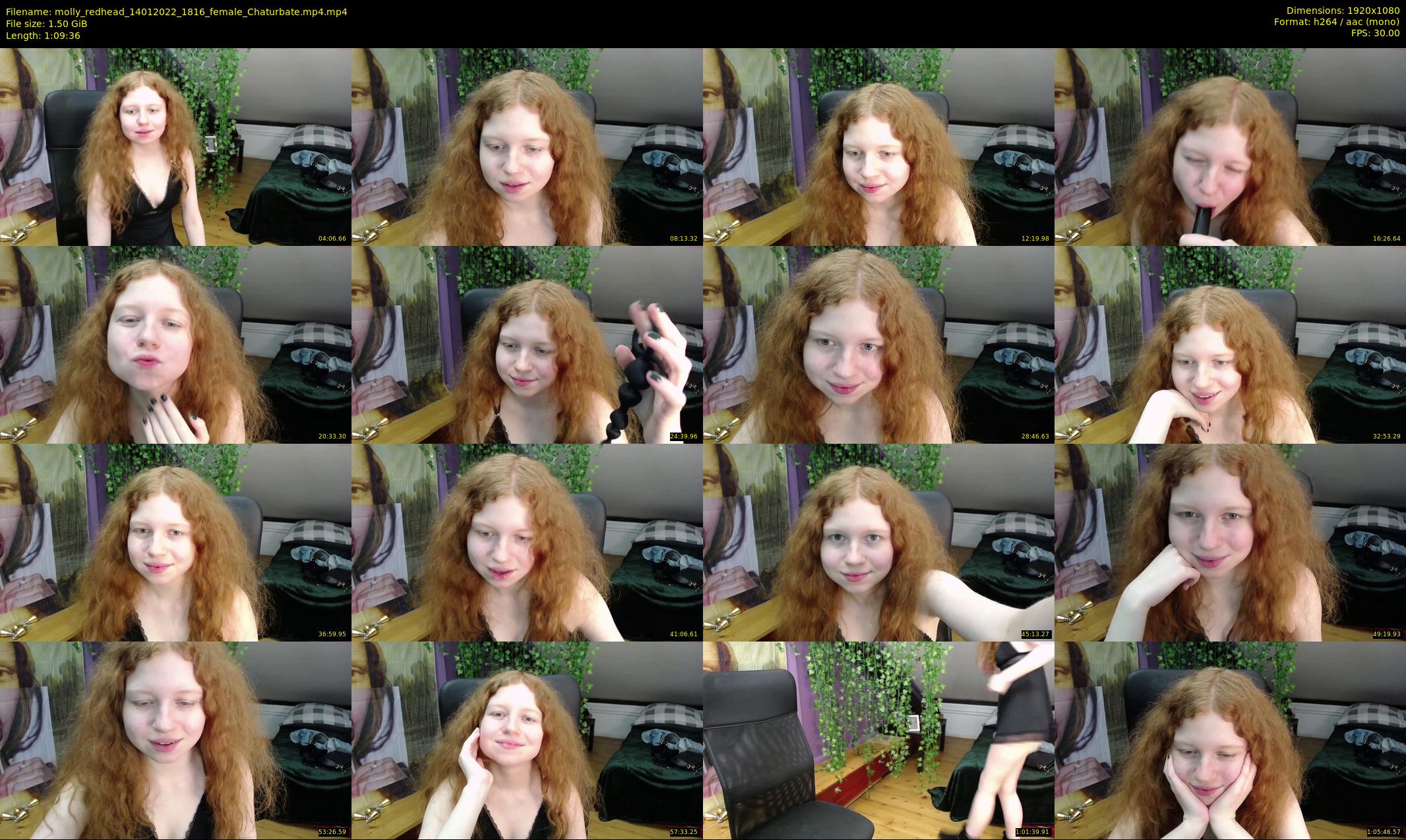molly_redhead — 70 minute Chaturbate female cam show recording, 1080p, Jan 14, 2022