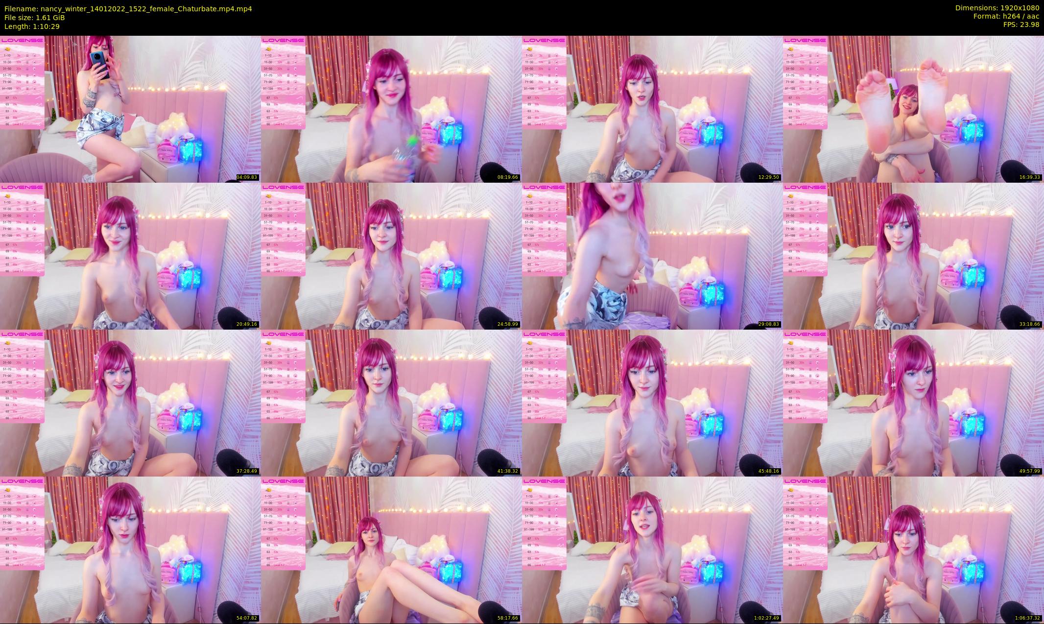 nancy_winter — 71 minute Chaturbate female cam show recording, 1080p, Jan 14, 2022