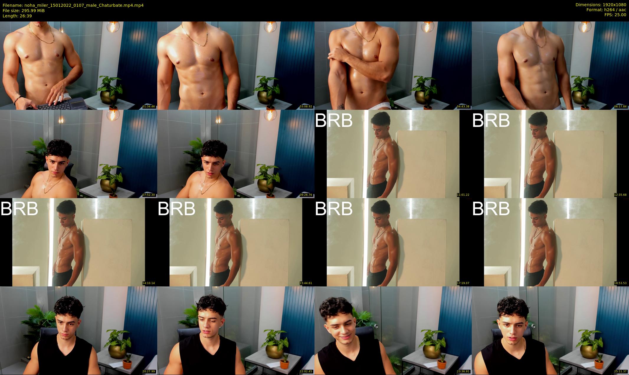 noha_miler — 27 minute Chaturbate male cam show recording, 1080p, Jan 15, 2022
