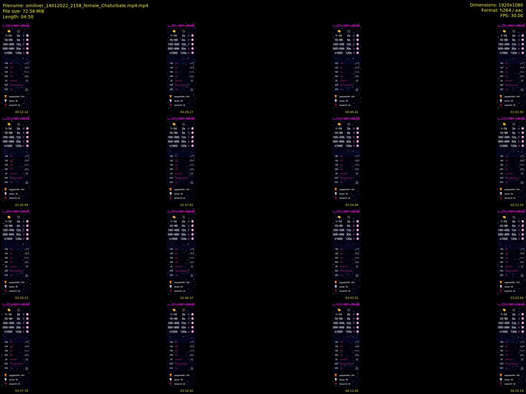 omiliver — 5 minute Chaturbate female cam show recording, 1080p, Jan 14, 2022