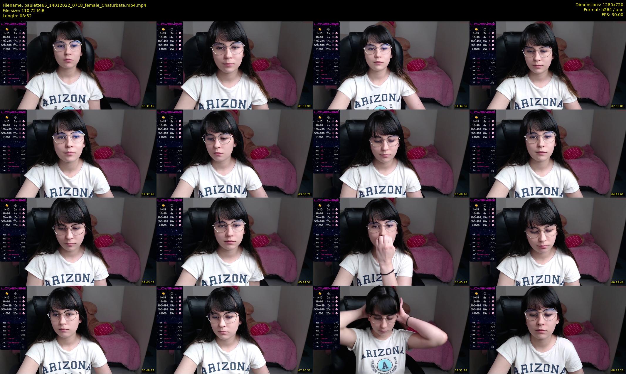 paulette65 — 9 minute Chaturbate female cam show recording, 720p, Jan 14, 2022