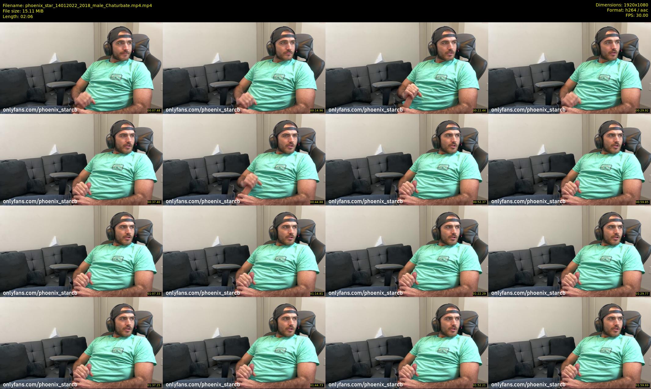 phoenix_star — 3 minute Chaturbate male cam show recording, 1080p, Jan 14, 2022