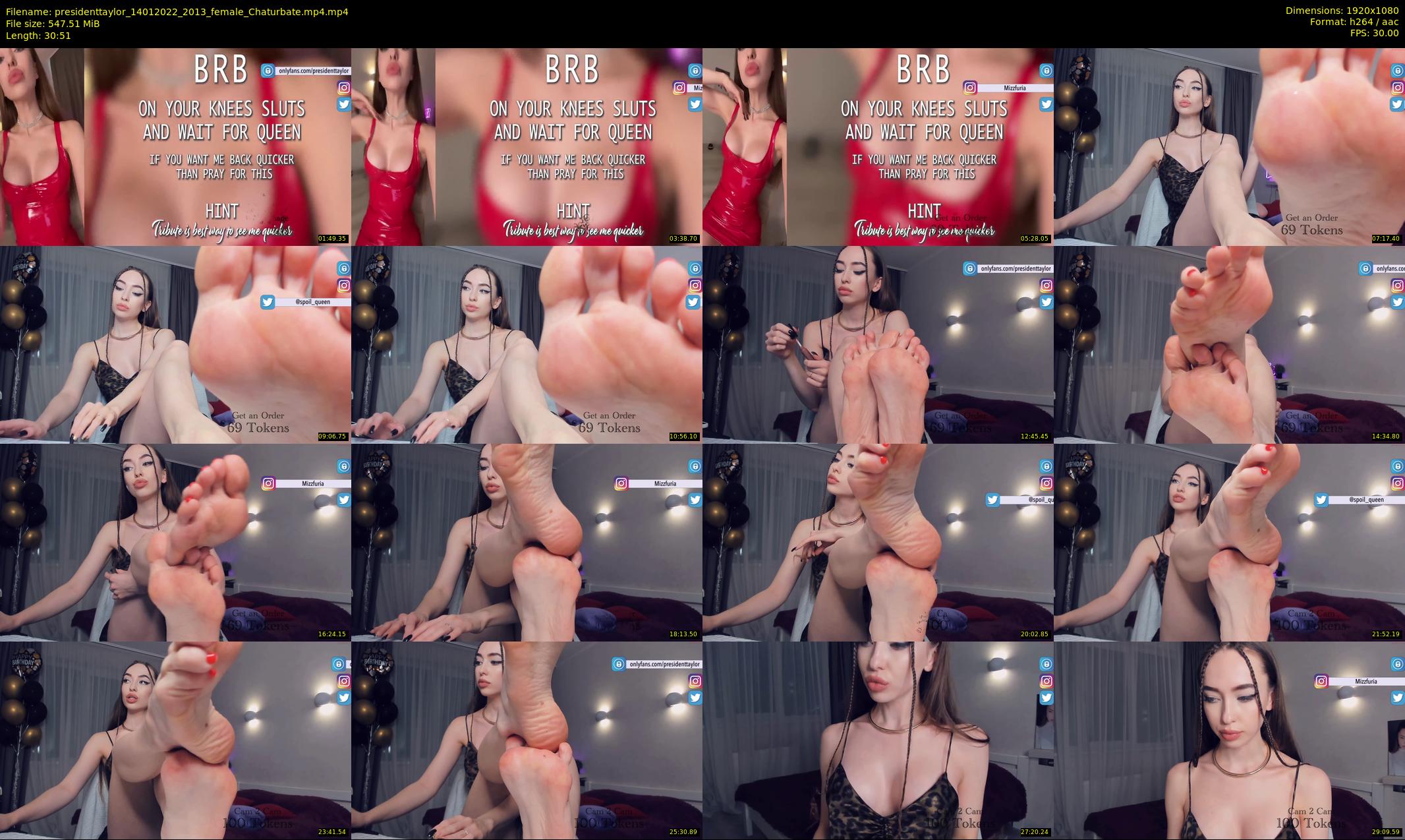 presidenttaylor — 31 minute Chaturbate female cam show recording, 1080p, Jan 14, 2022