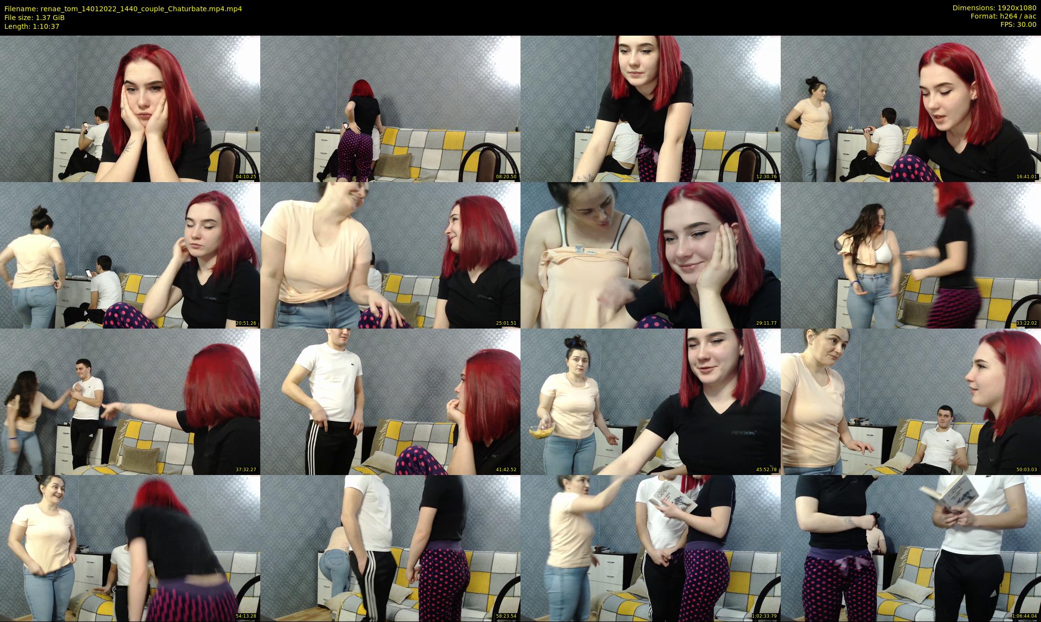 renae_tom — 71 minute Chaturbate couple cam show recording, 1080p, Jan 14, 2022