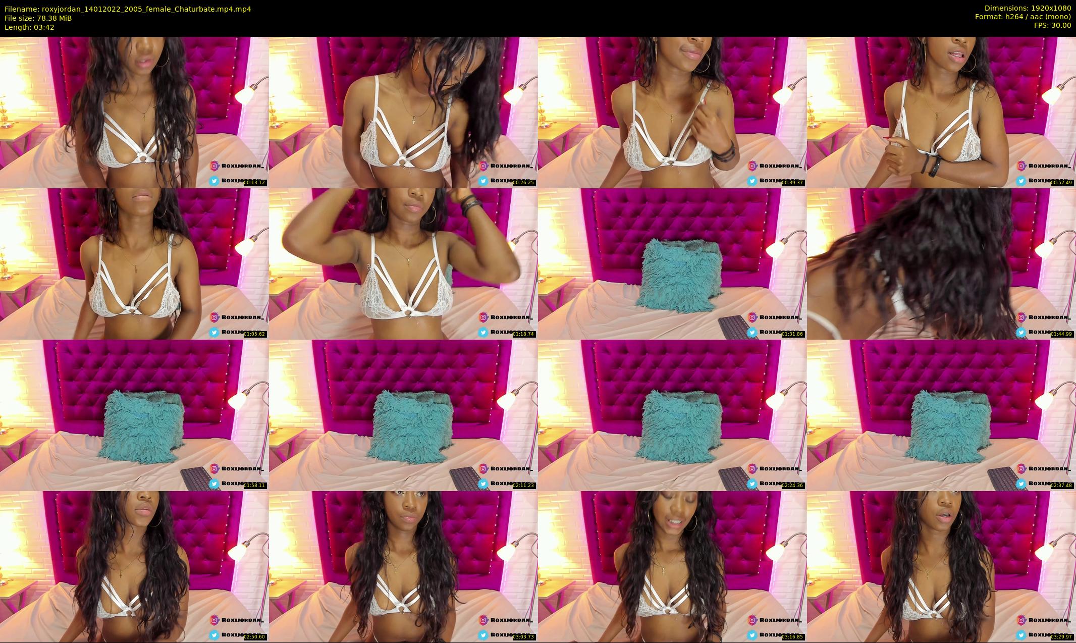 roxyjordan — 4 minute Chaturbate female cam show recording, 1080p, Jan 14, 2022