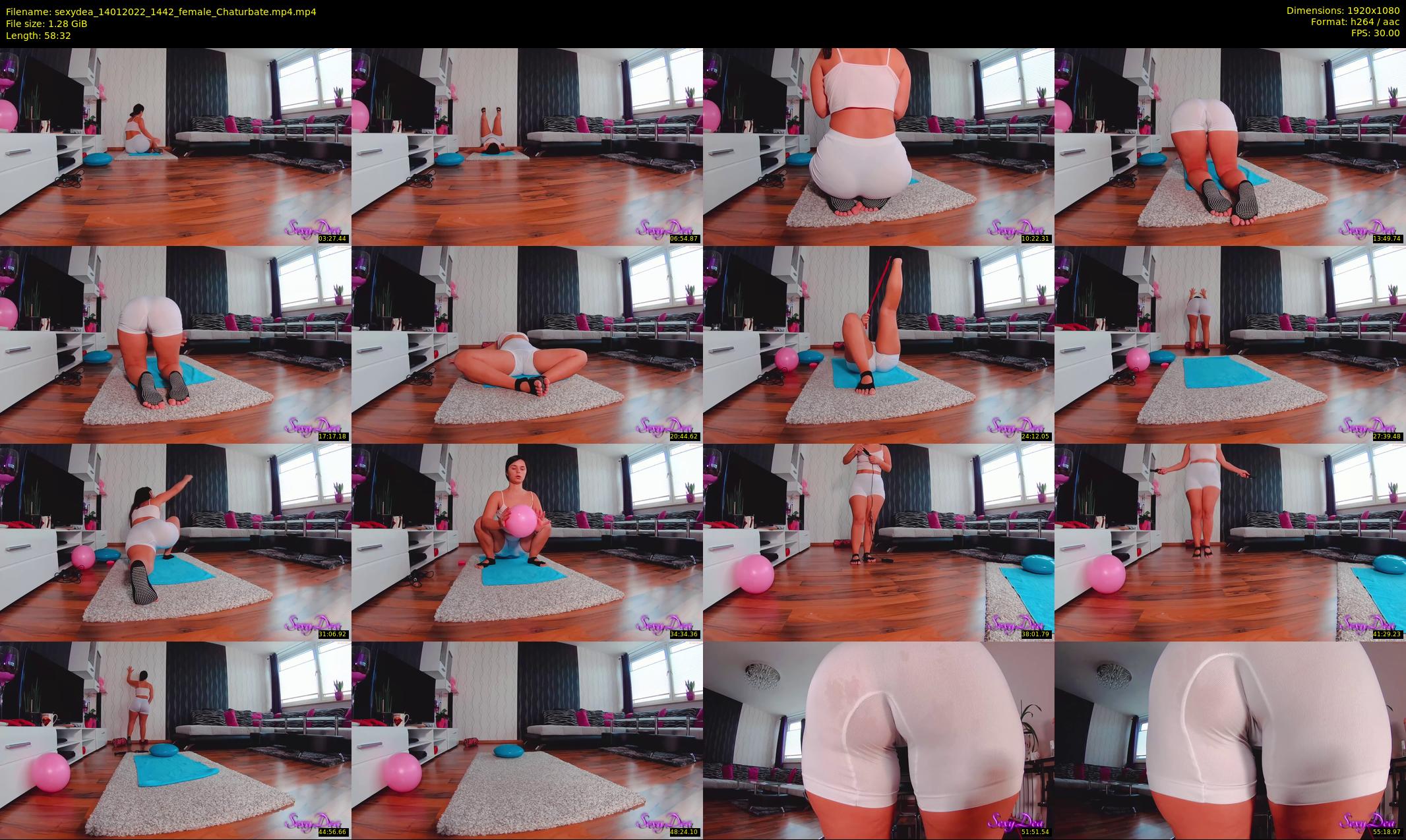 sexydea — 59 minute Chaturbate female cam show recording, 1080p, Jan 14, 2022